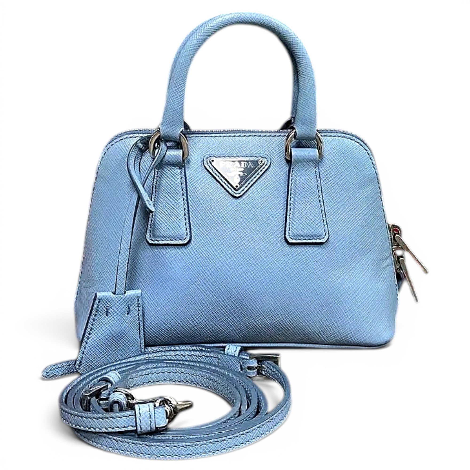 Promenade leather handbag