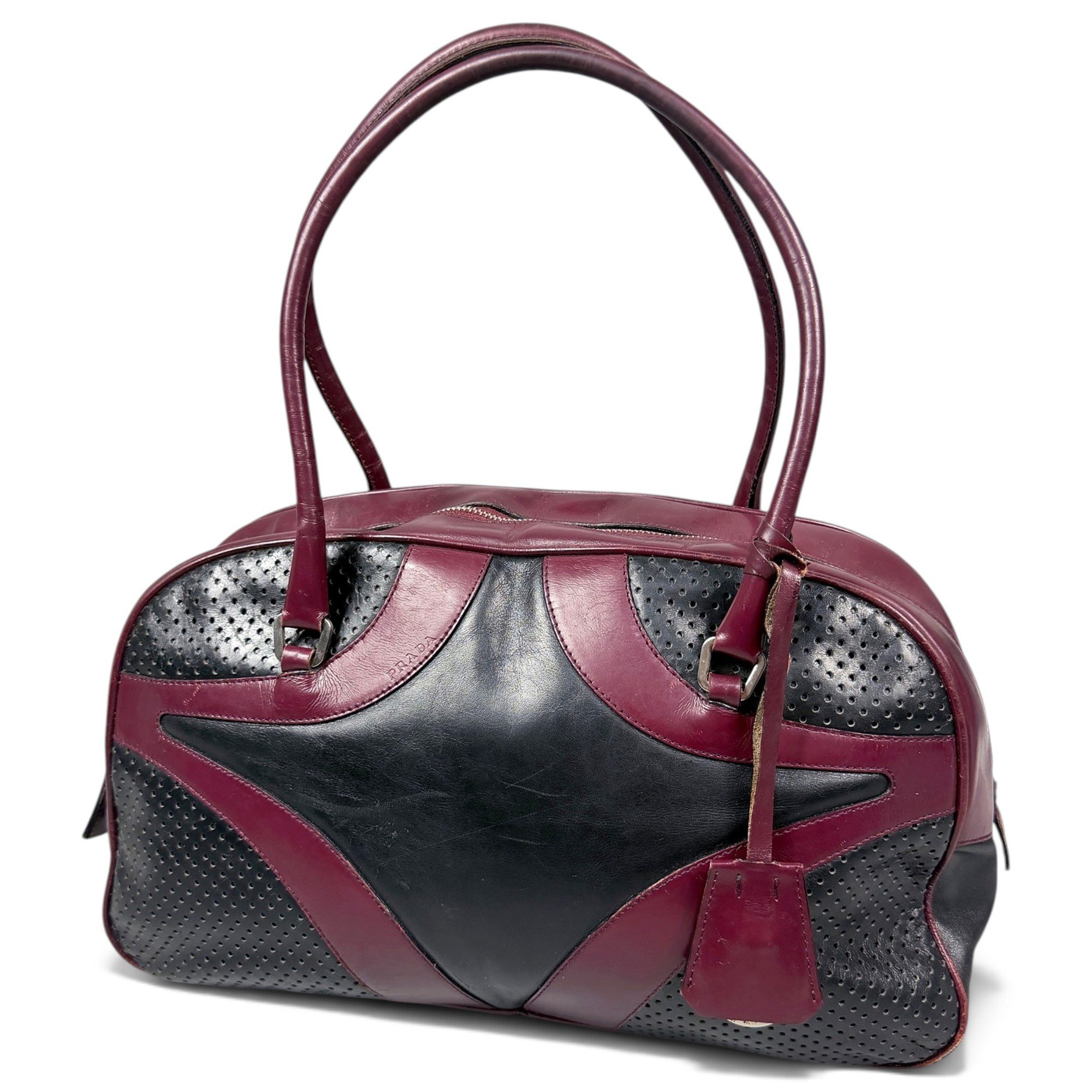 Bowling leather bowling bag