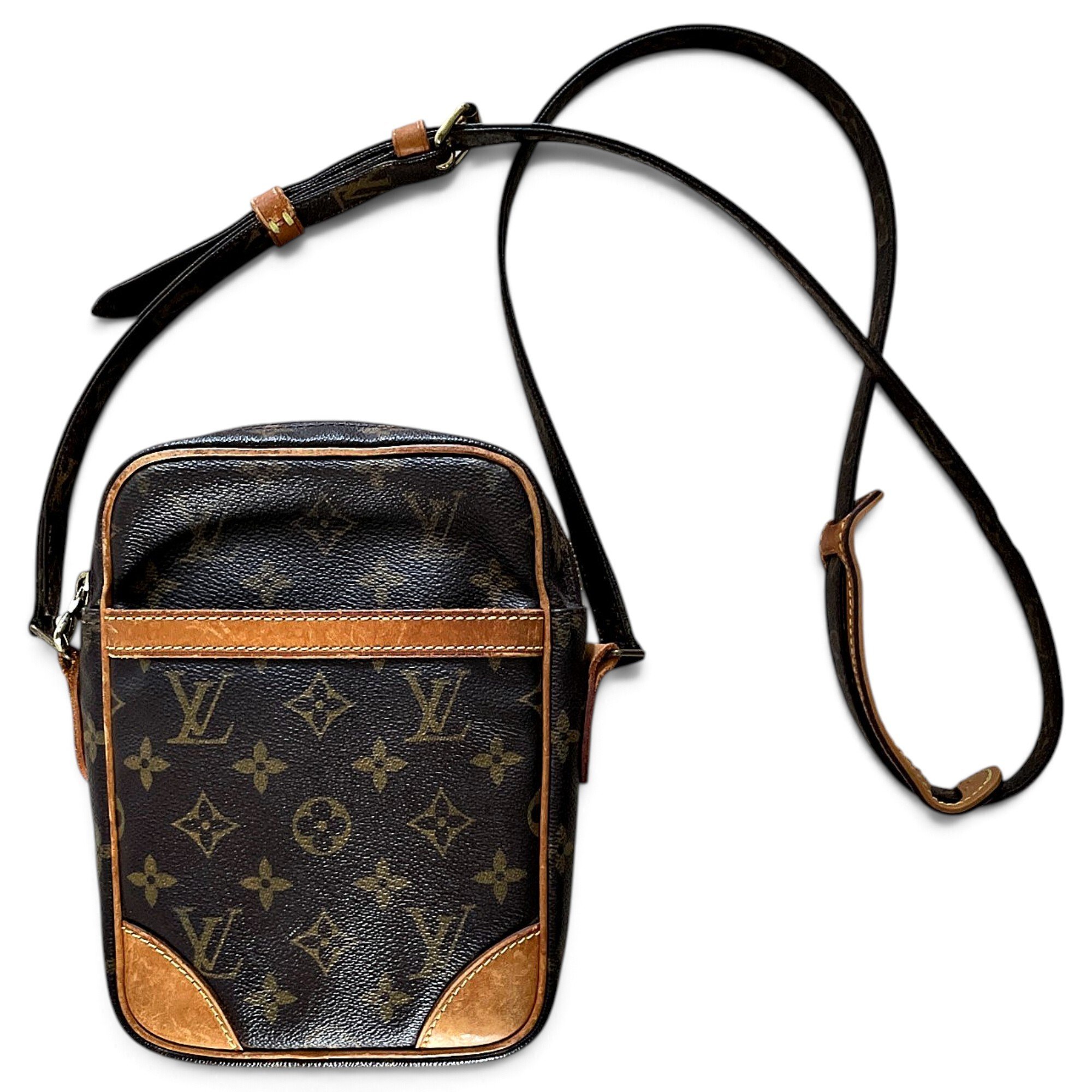 Danube leather crossbody bag