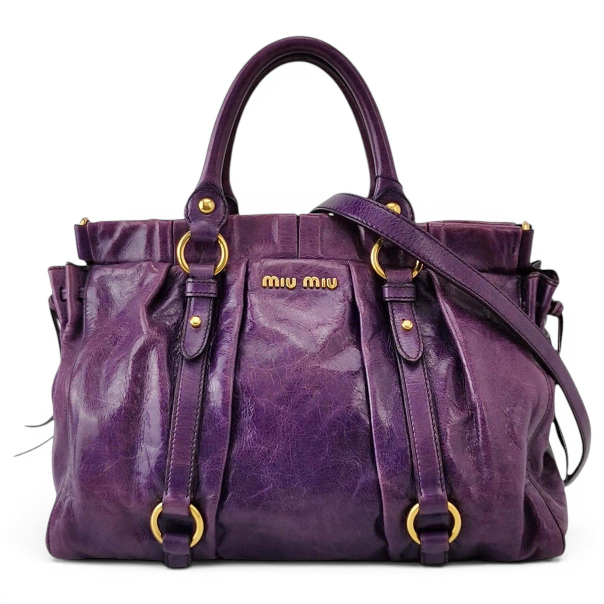 Vitello leather tote
