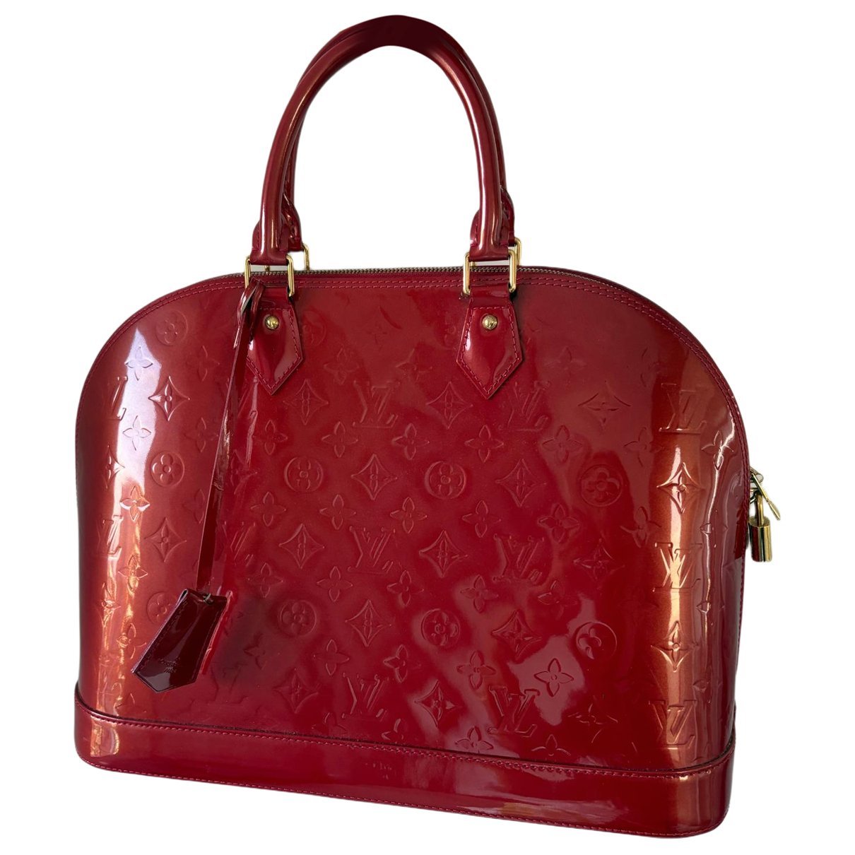 Alma patent leather handbag