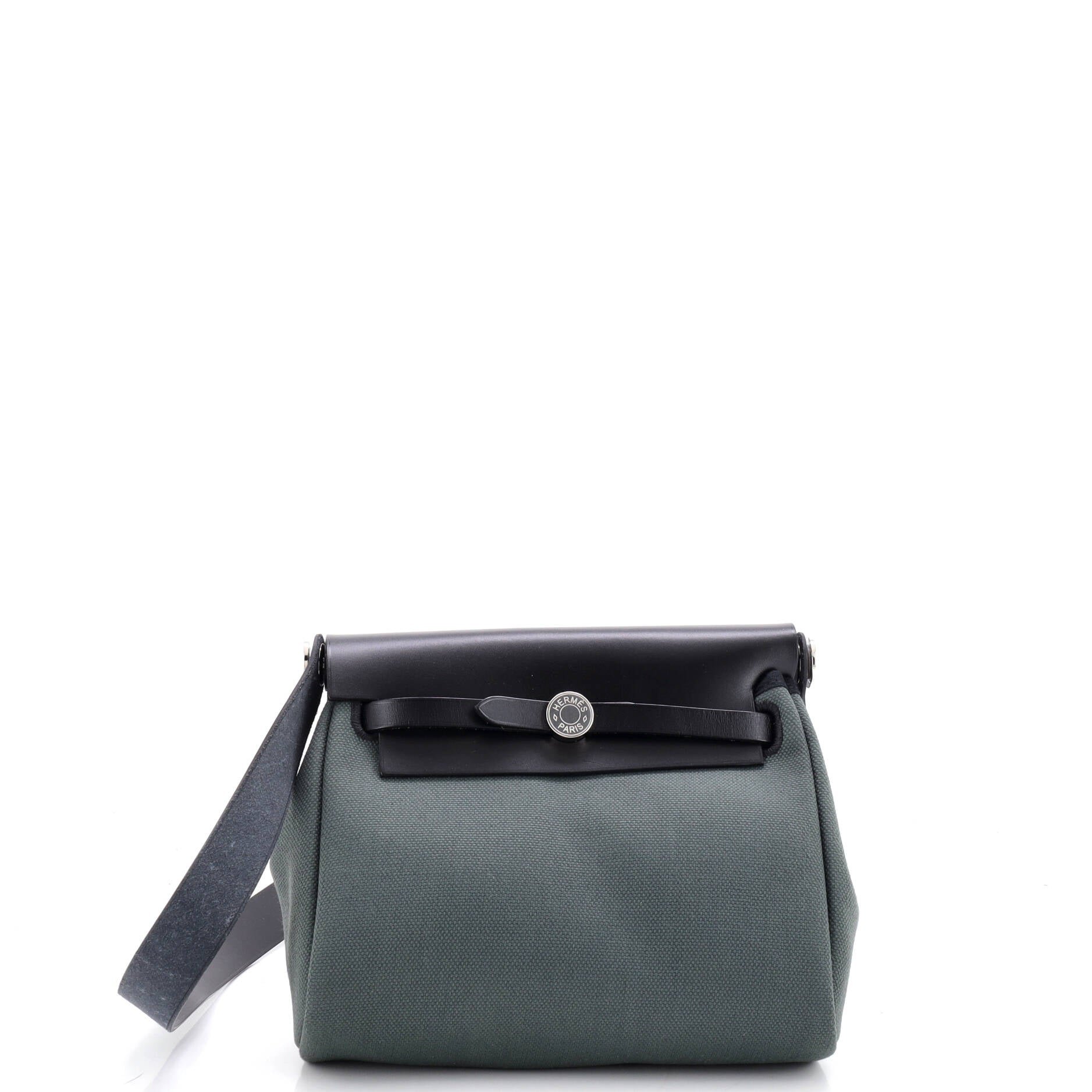 Herbag Zip Toile and Leather 20