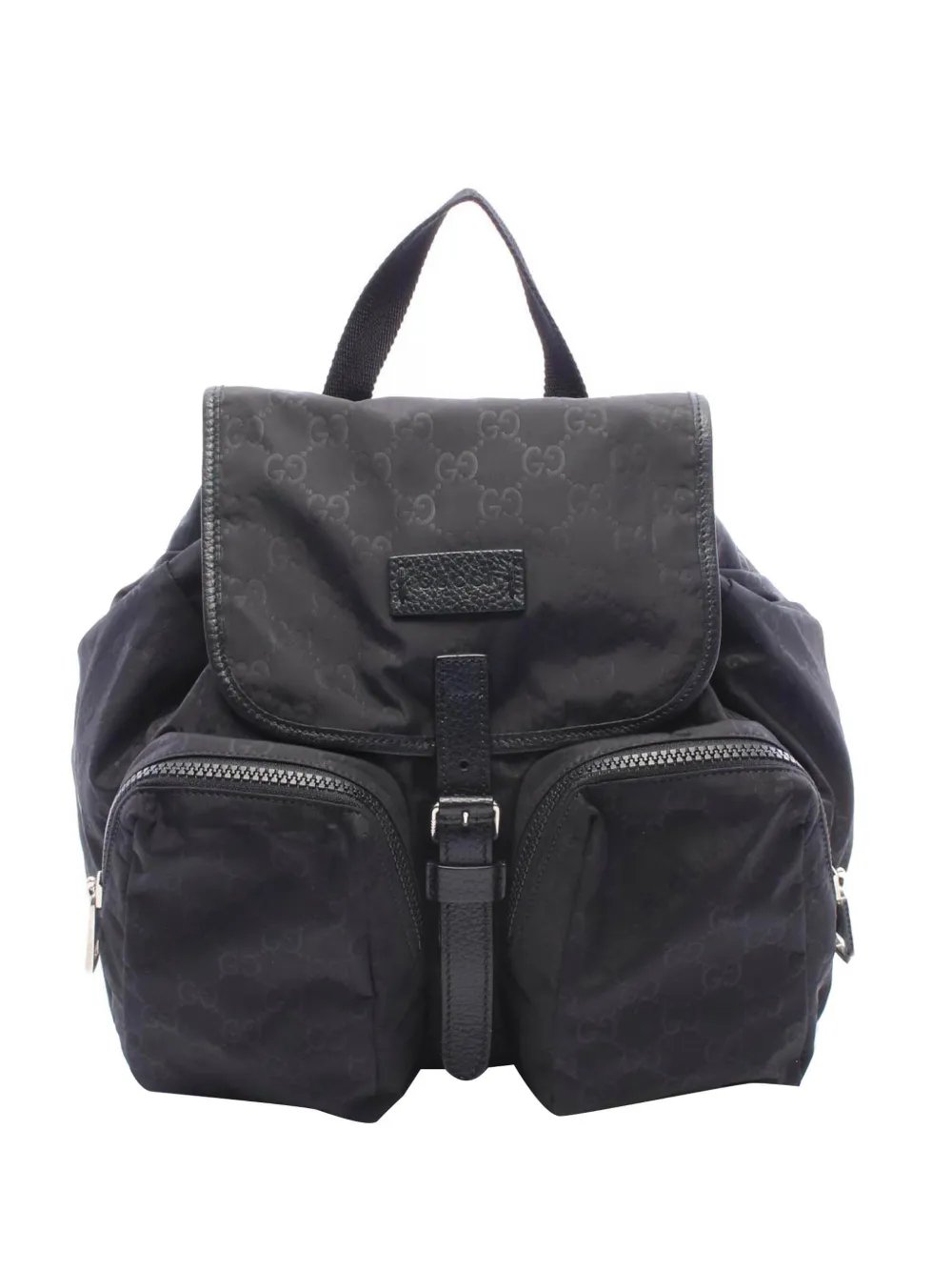 2016-2026 GG Nylon Double Front Pocket backpack