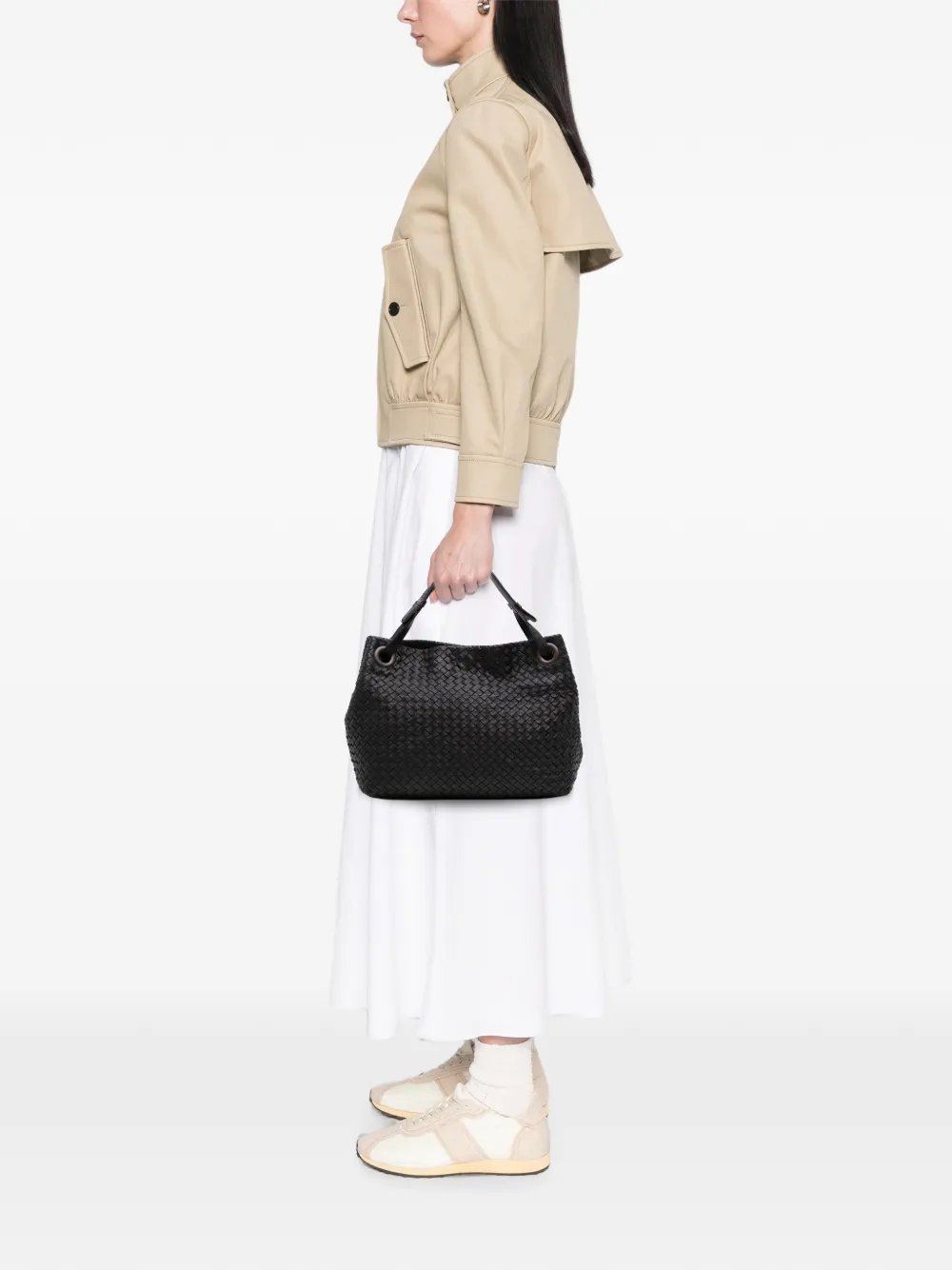 Bottega Veneta 2012-2026 Medium Nappa Intrecciato Garda tote bag