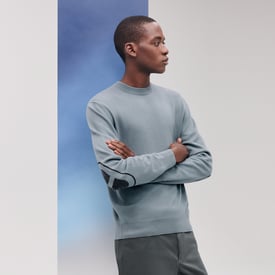 Cashmere "Maillon Chaine d'Ancre" crewneck sweater