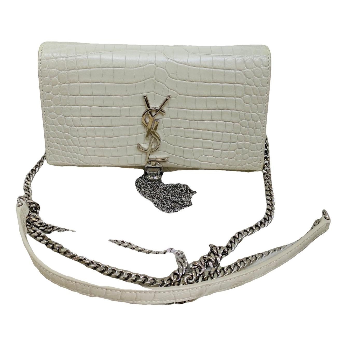 Pompom Kate leather crossbody bag