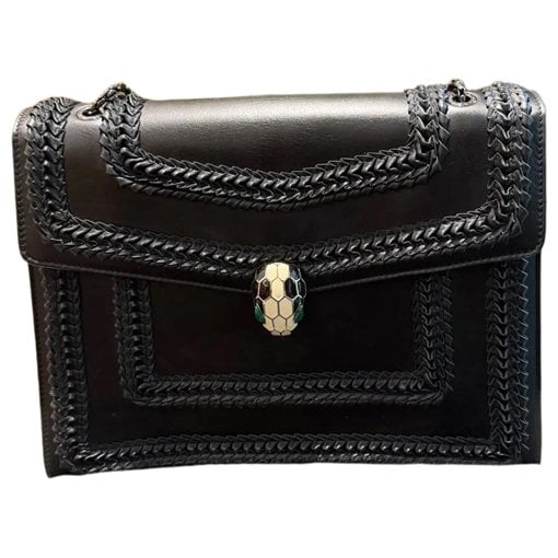 Serpenti leather handbag