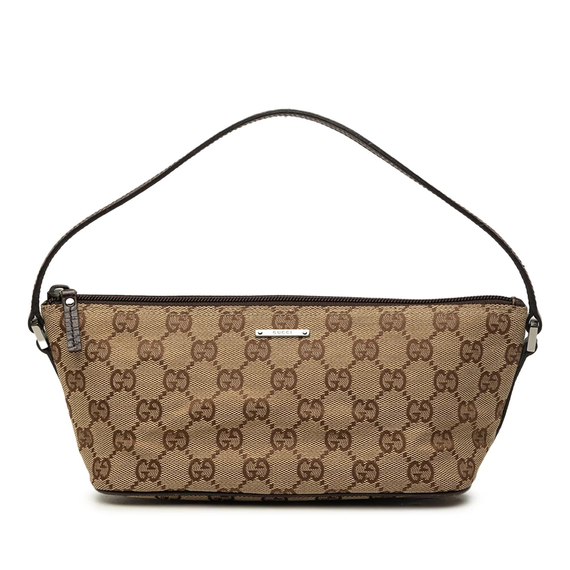 Gucci B leather handbag