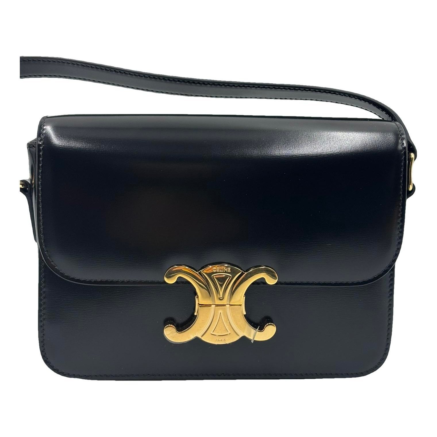 Triomphe leather handbag