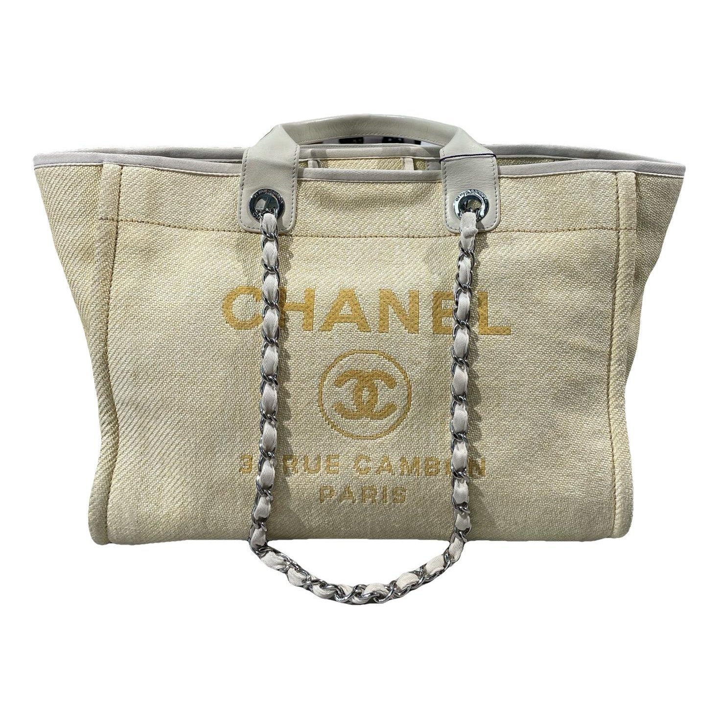 Deauville Chain tweed tote