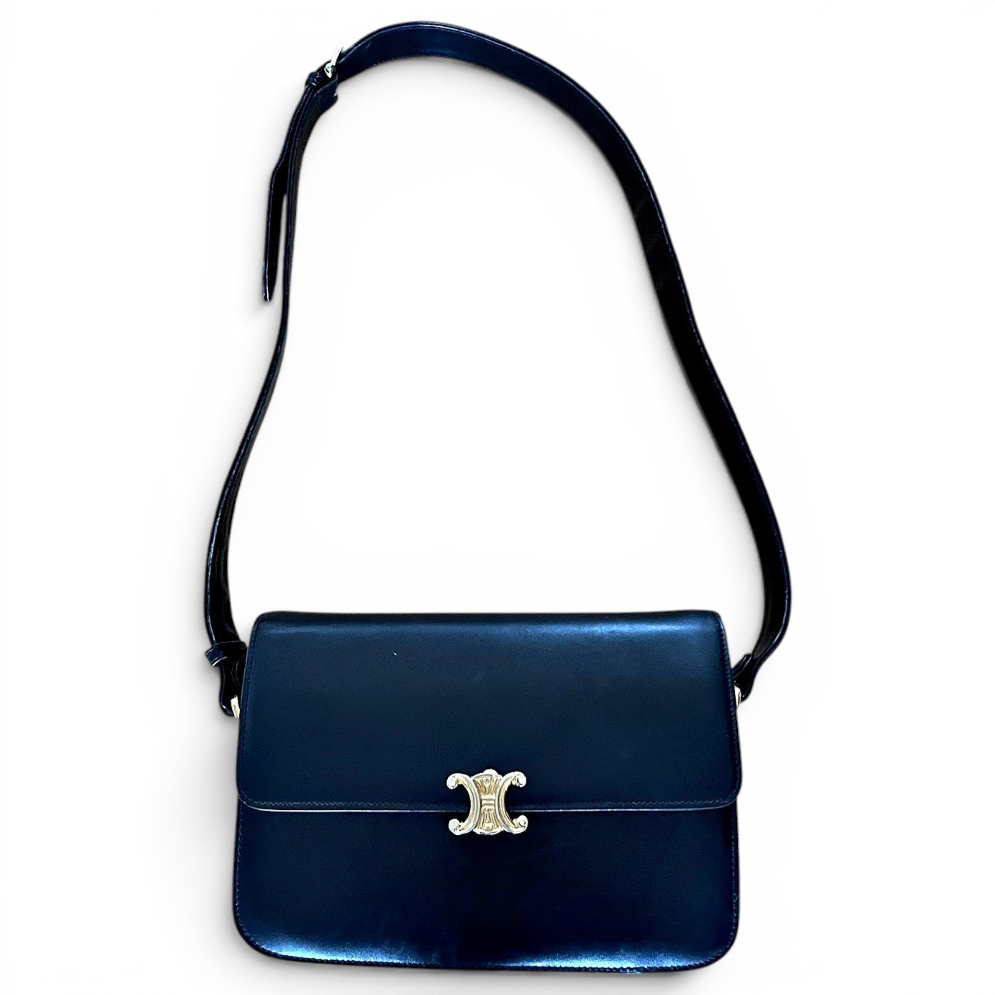 Triomphe leather handbag