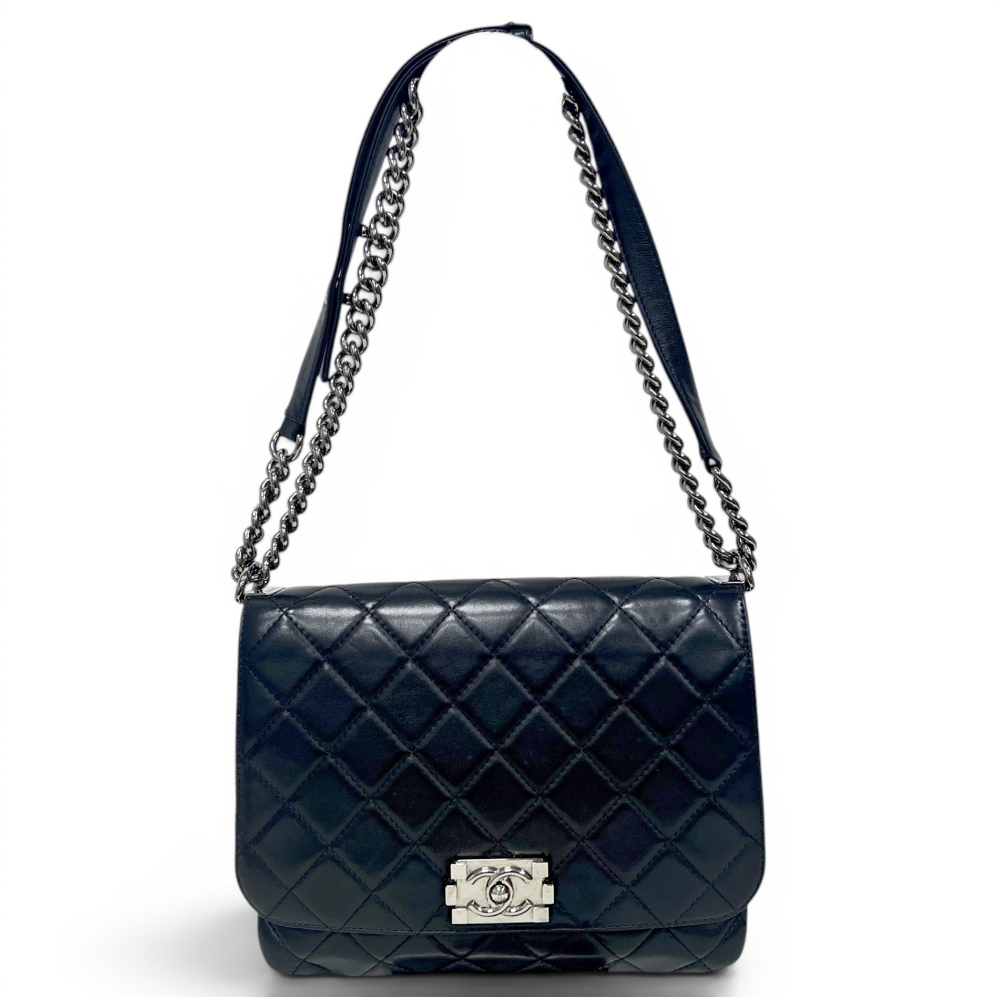 Boy leather crossbody bag