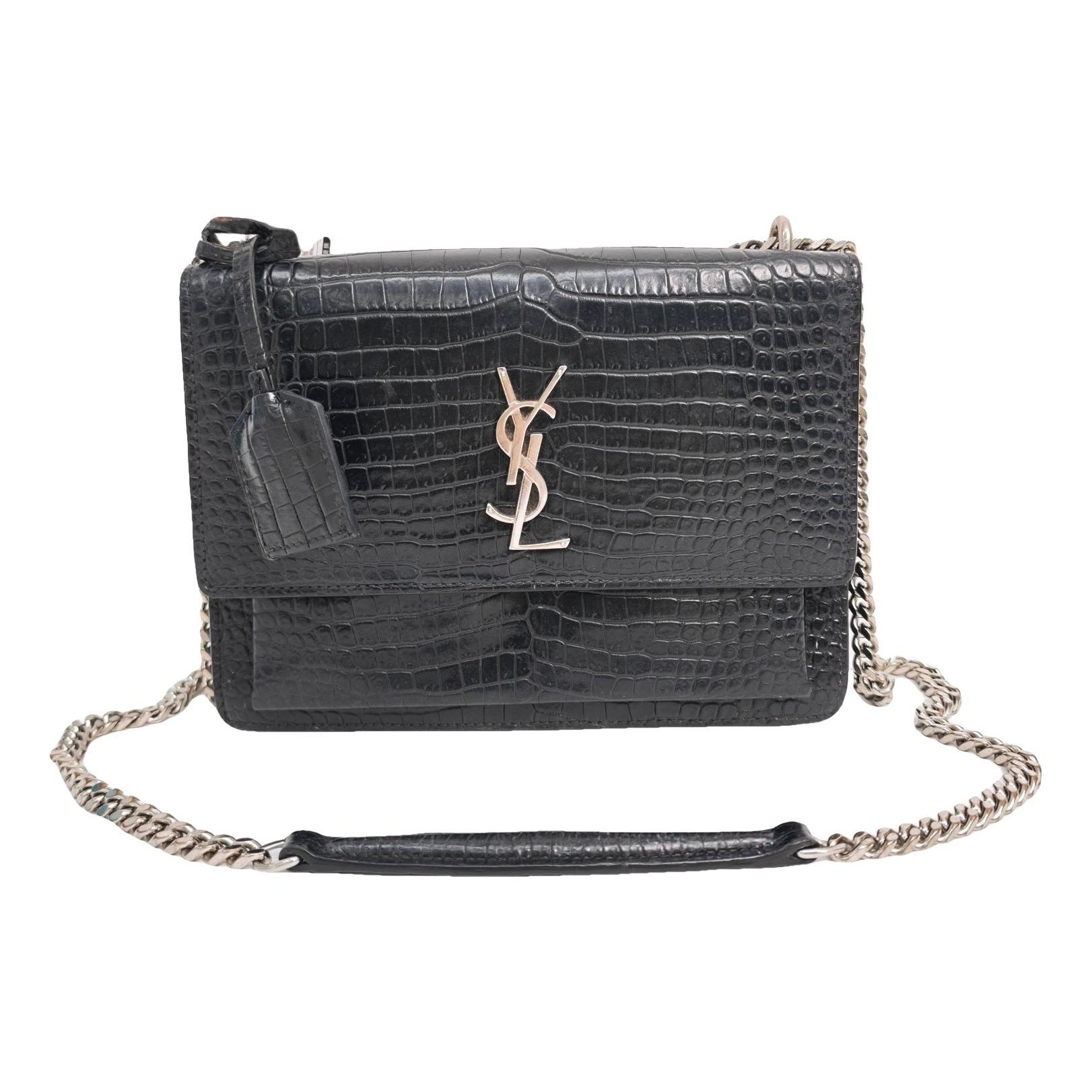 Sunset leather crossbody bag