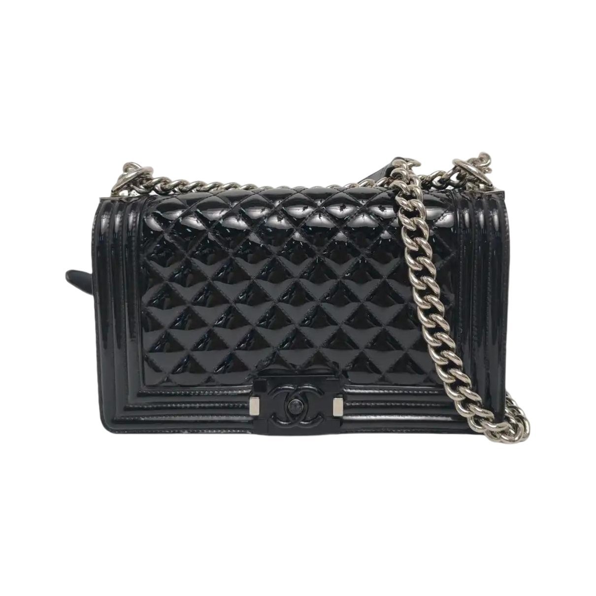 Patent leather crossbody bag