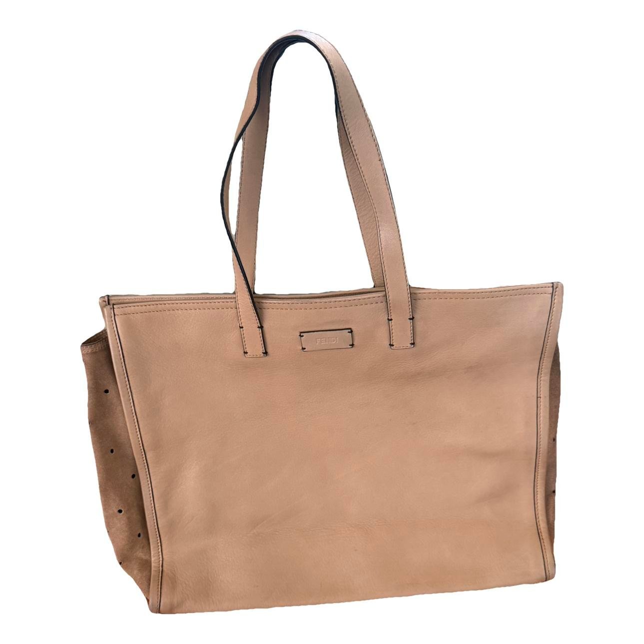 Leather tote