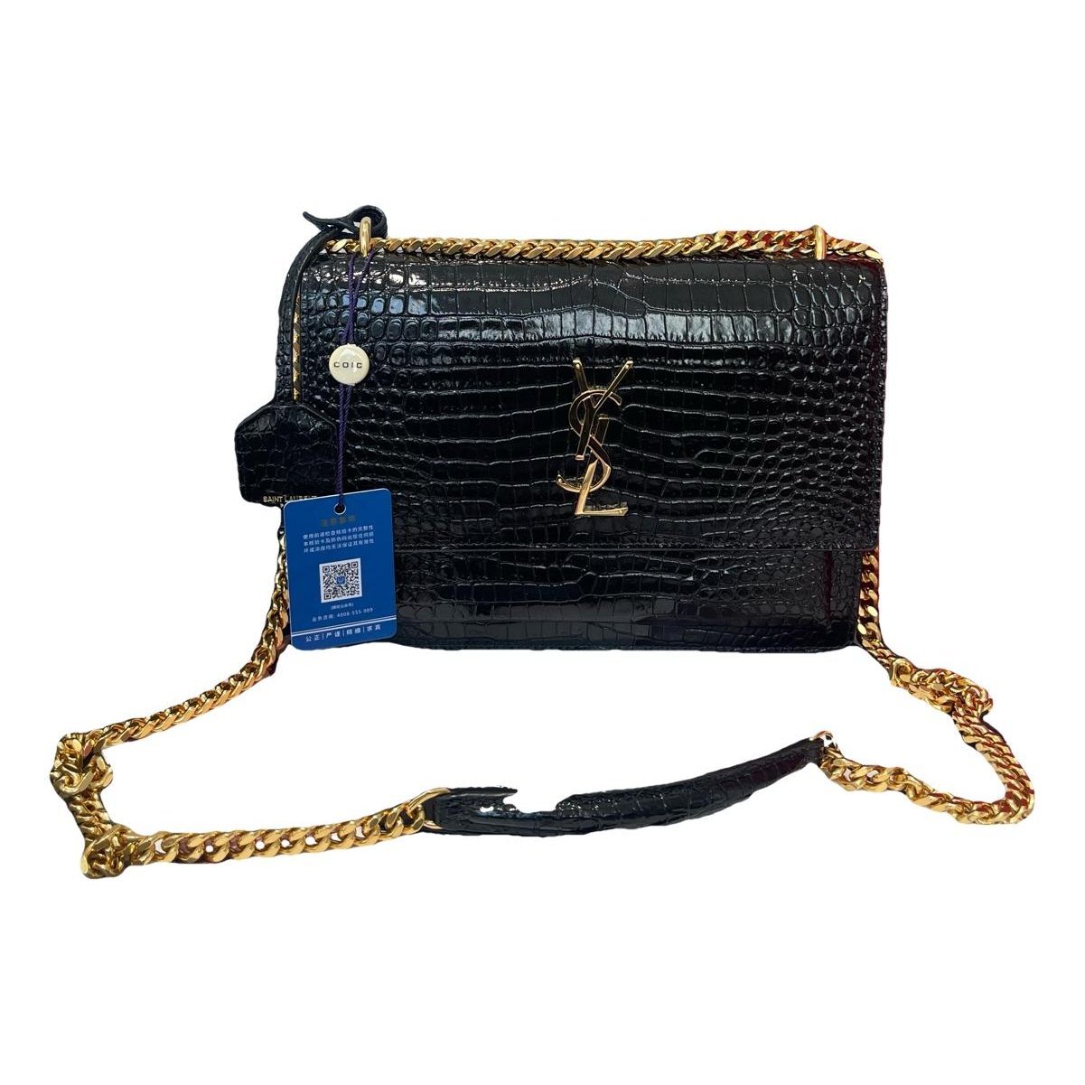 Sunset leather handbag