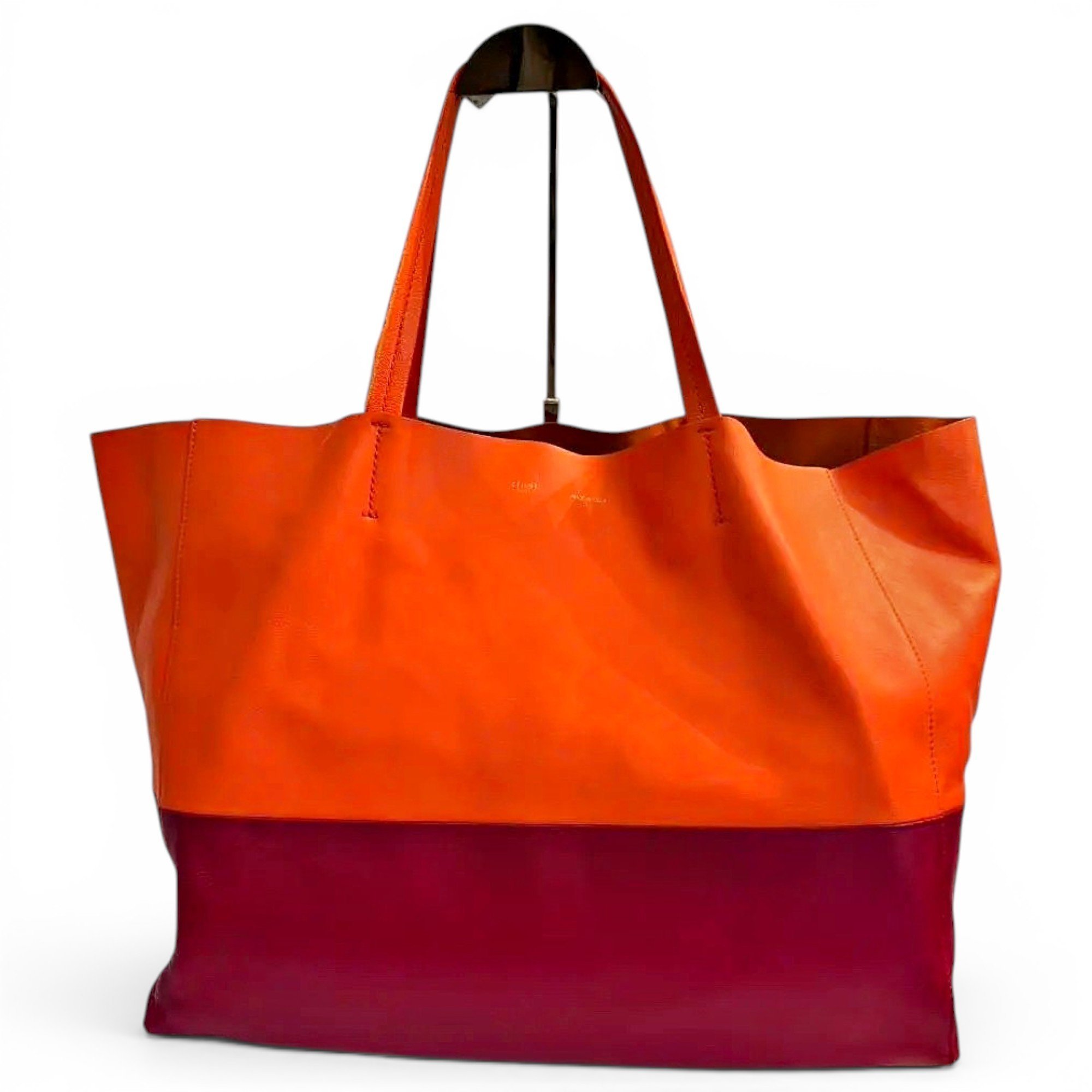 Cabas leather tote