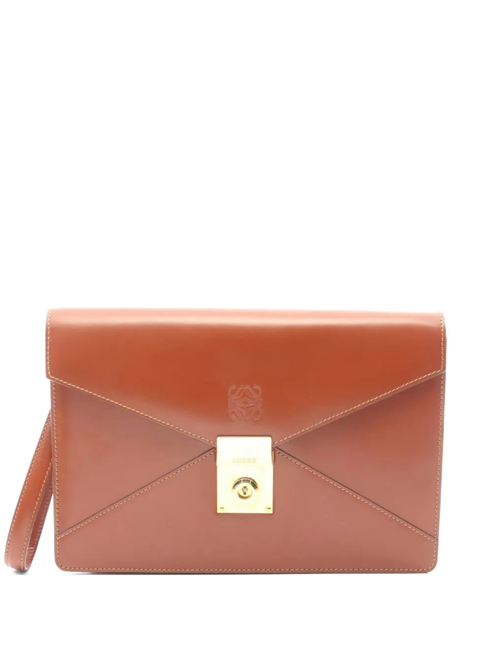 Anagram envelope clutch bag