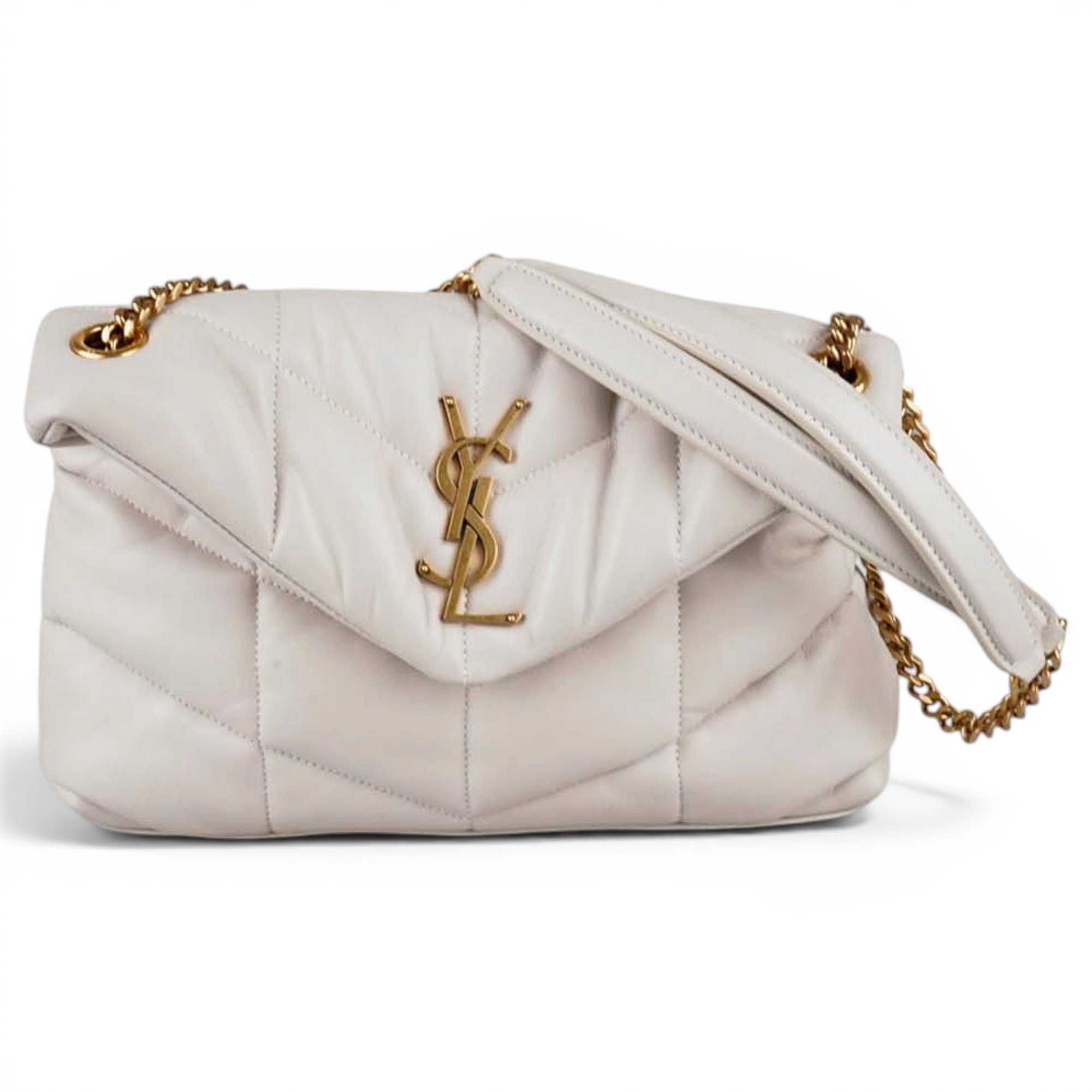Loulou Puffer leather crossbody bag