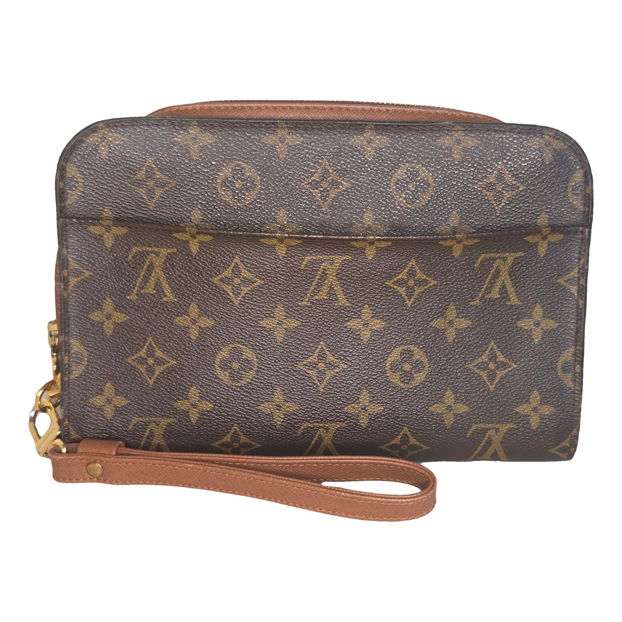Orsay leather clutch bag