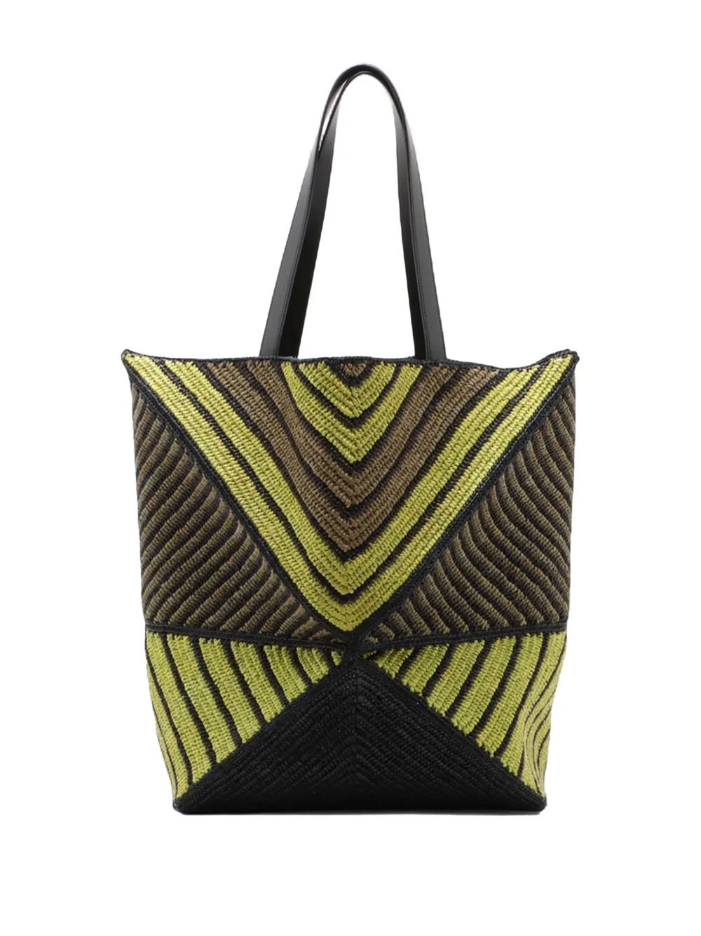2010-2026 Raffia Puzzle Fold XL tote bag