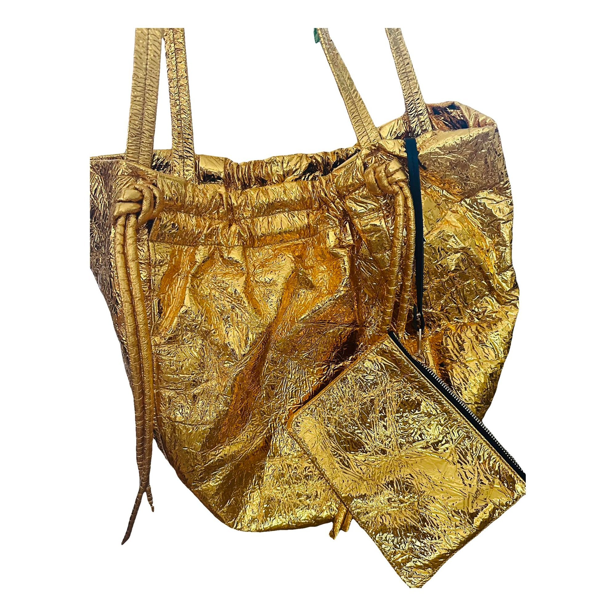 Leather tote