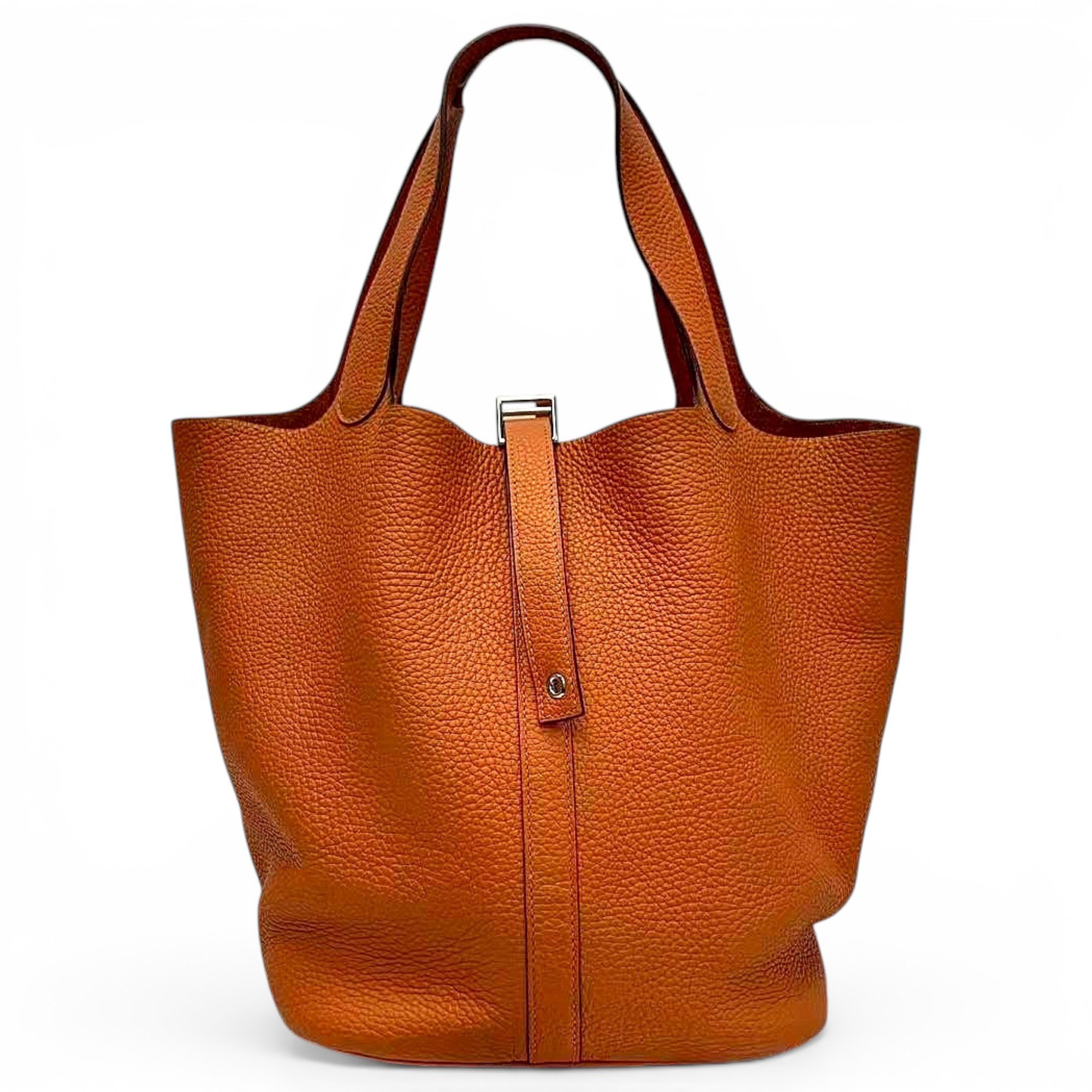 Picotin leather handbag