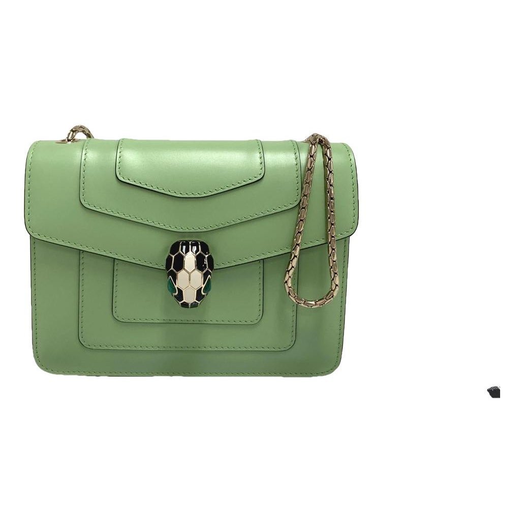 Serpenti leather handbag