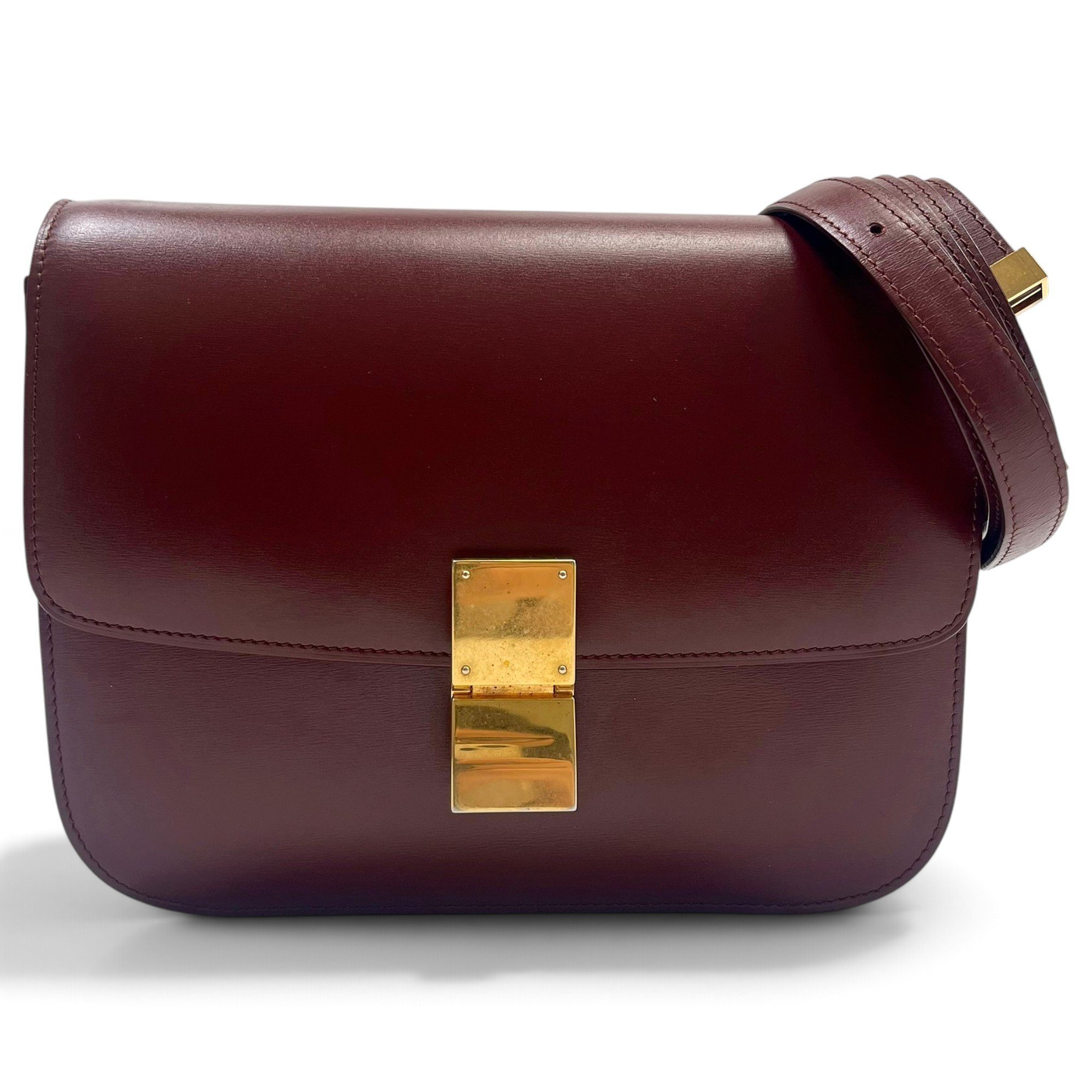 Classic leather handbag
