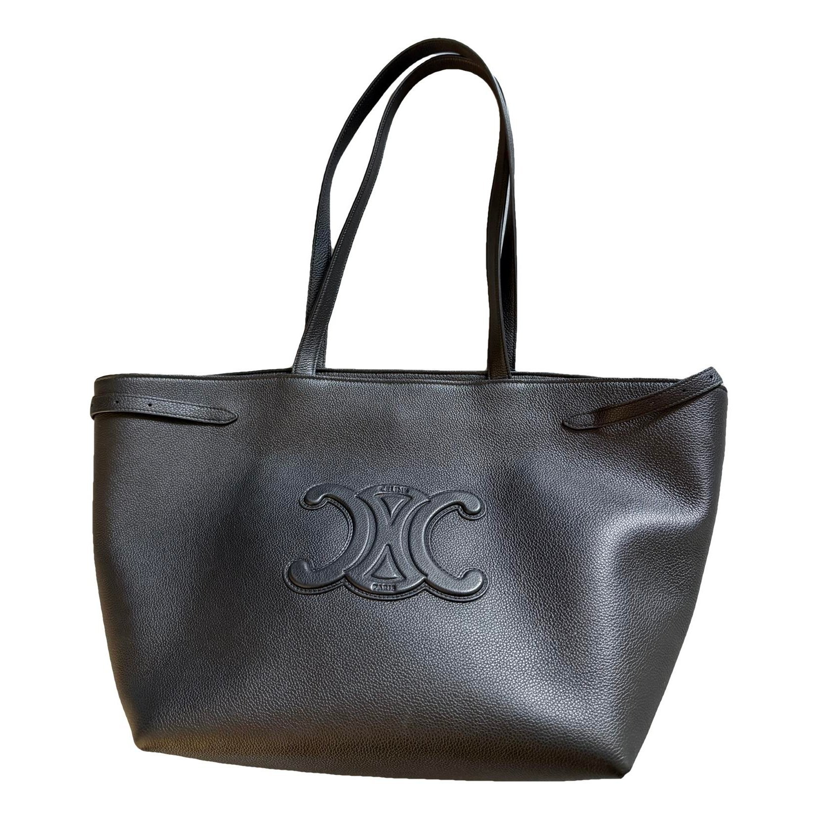 Triomphe leather tote