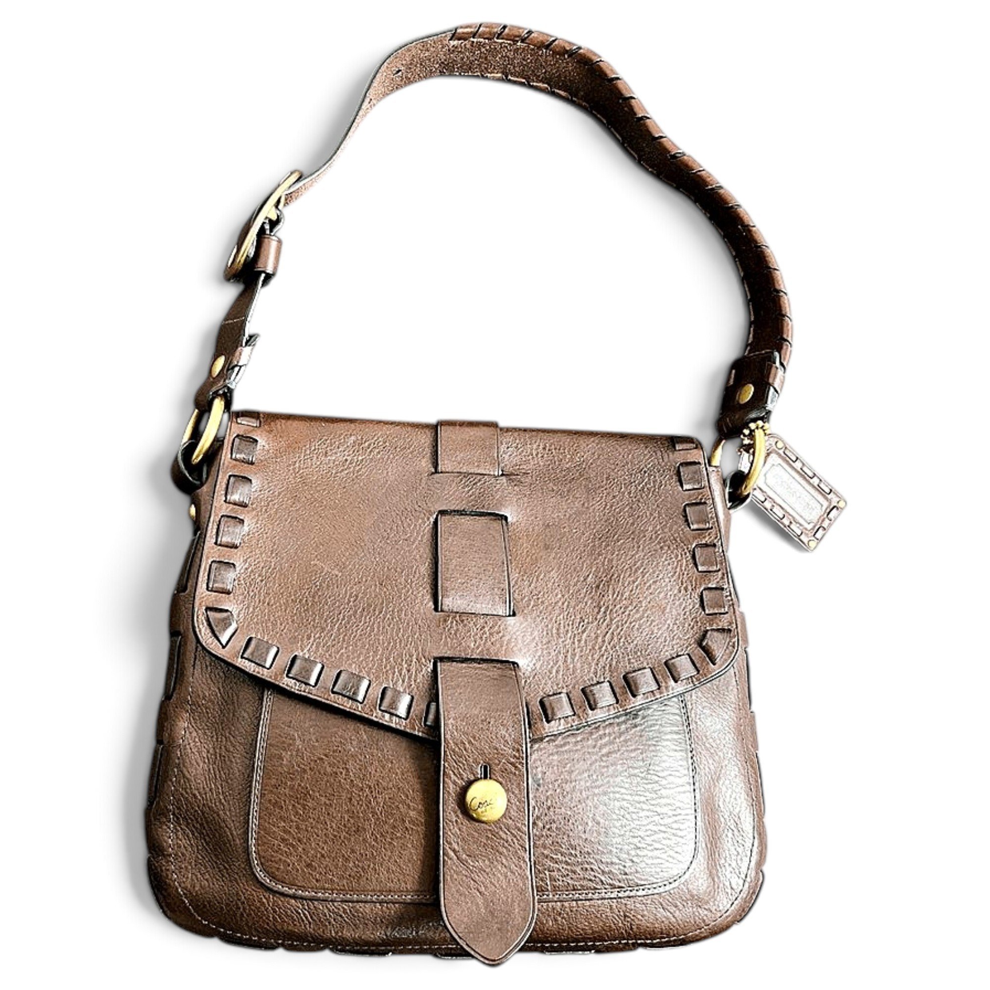 Signature Sufflette leather handbag