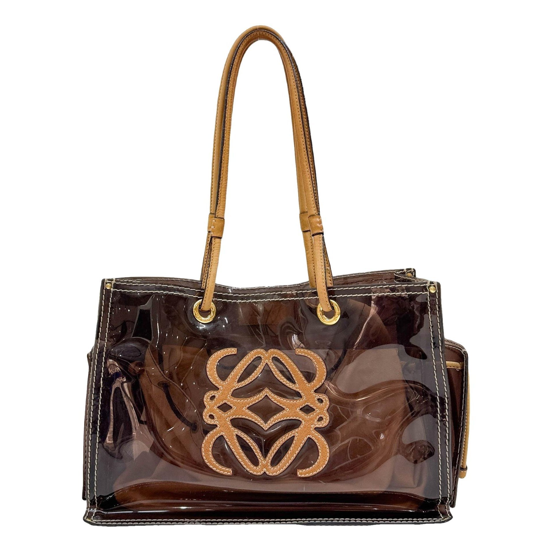 Anagram vinyl handbag