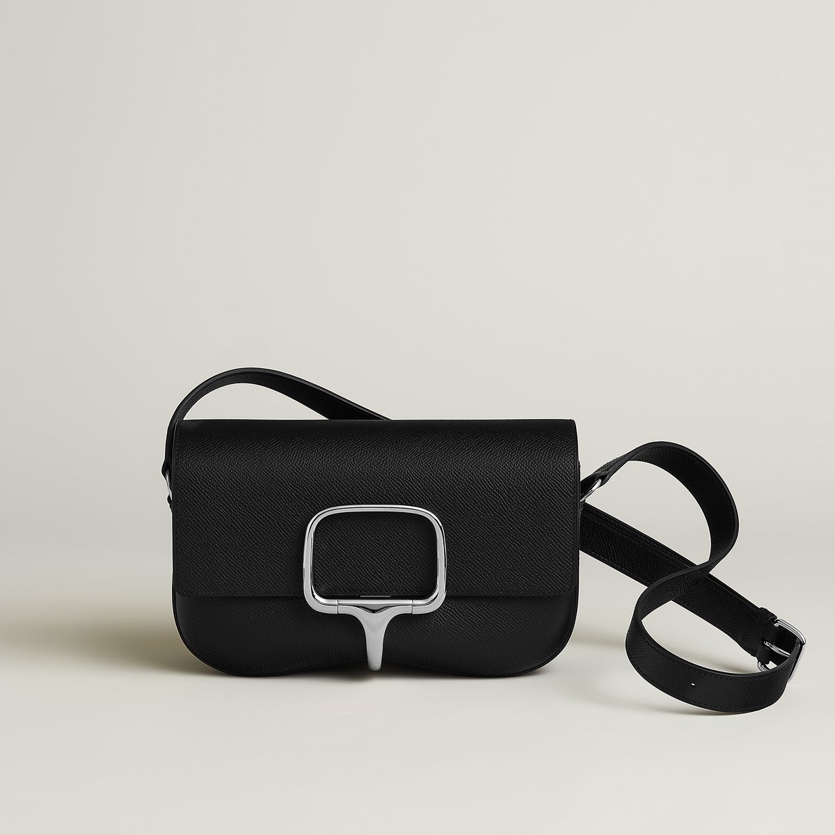 Noir Hermès Della Cavalleria Elan Bag