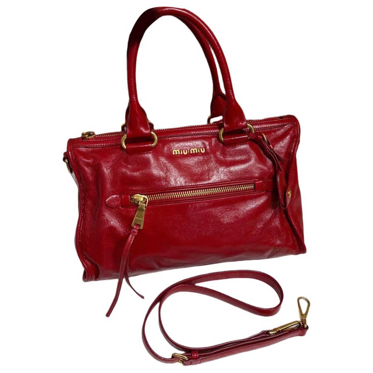 Leather crossbody bag
