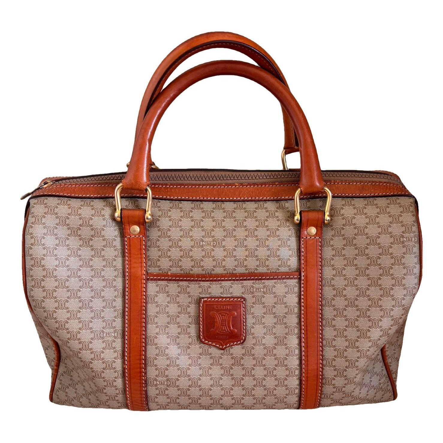Leather bowling bag