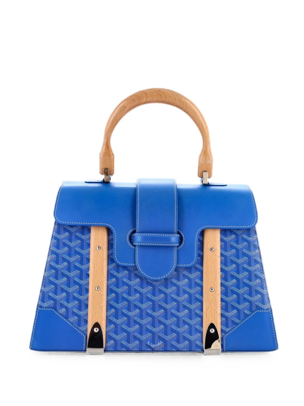 Saigon Top Handle Bag Coated Canvas with Leather MM satchel