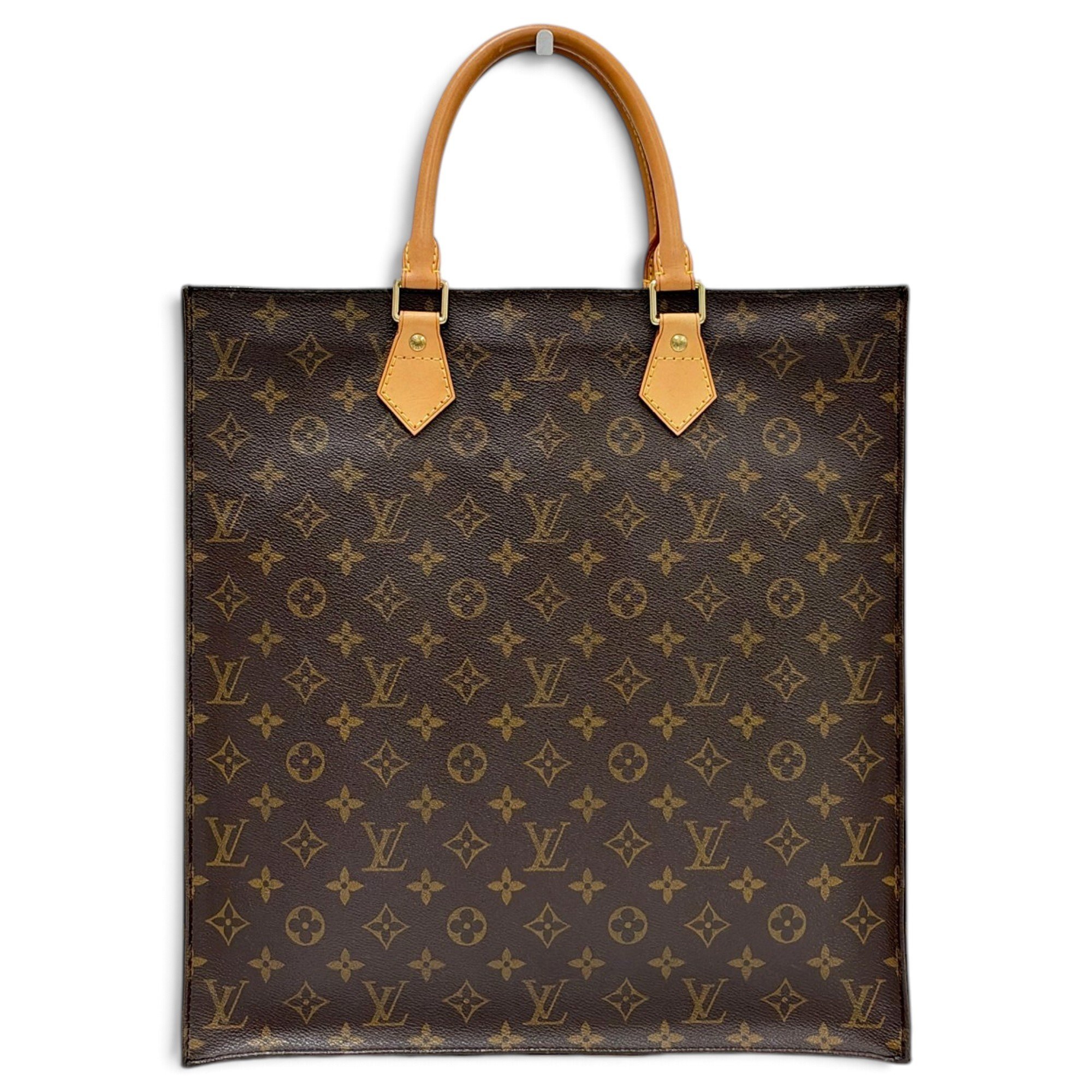 Plat leather tote