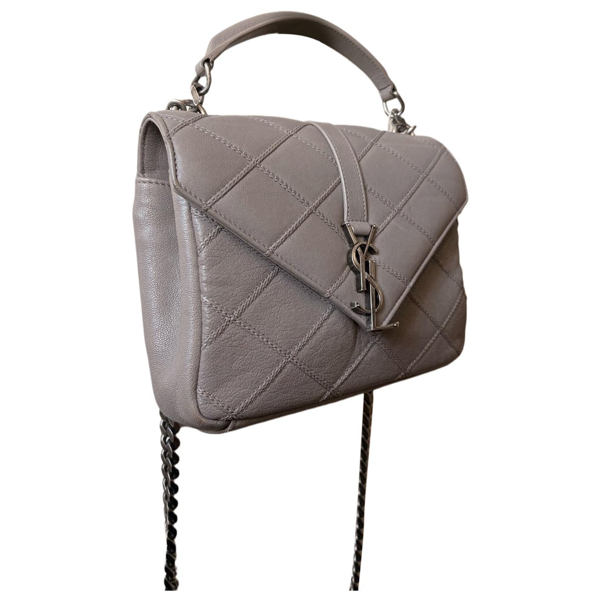 Collége monogramme leather handbag