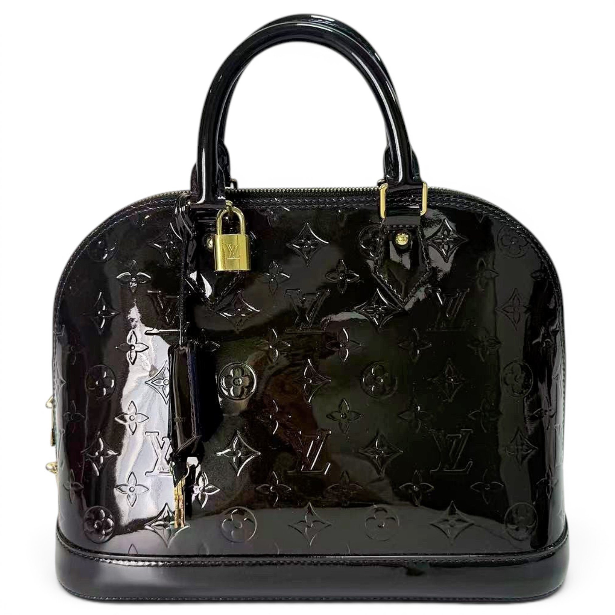 Alma patent leather handbag