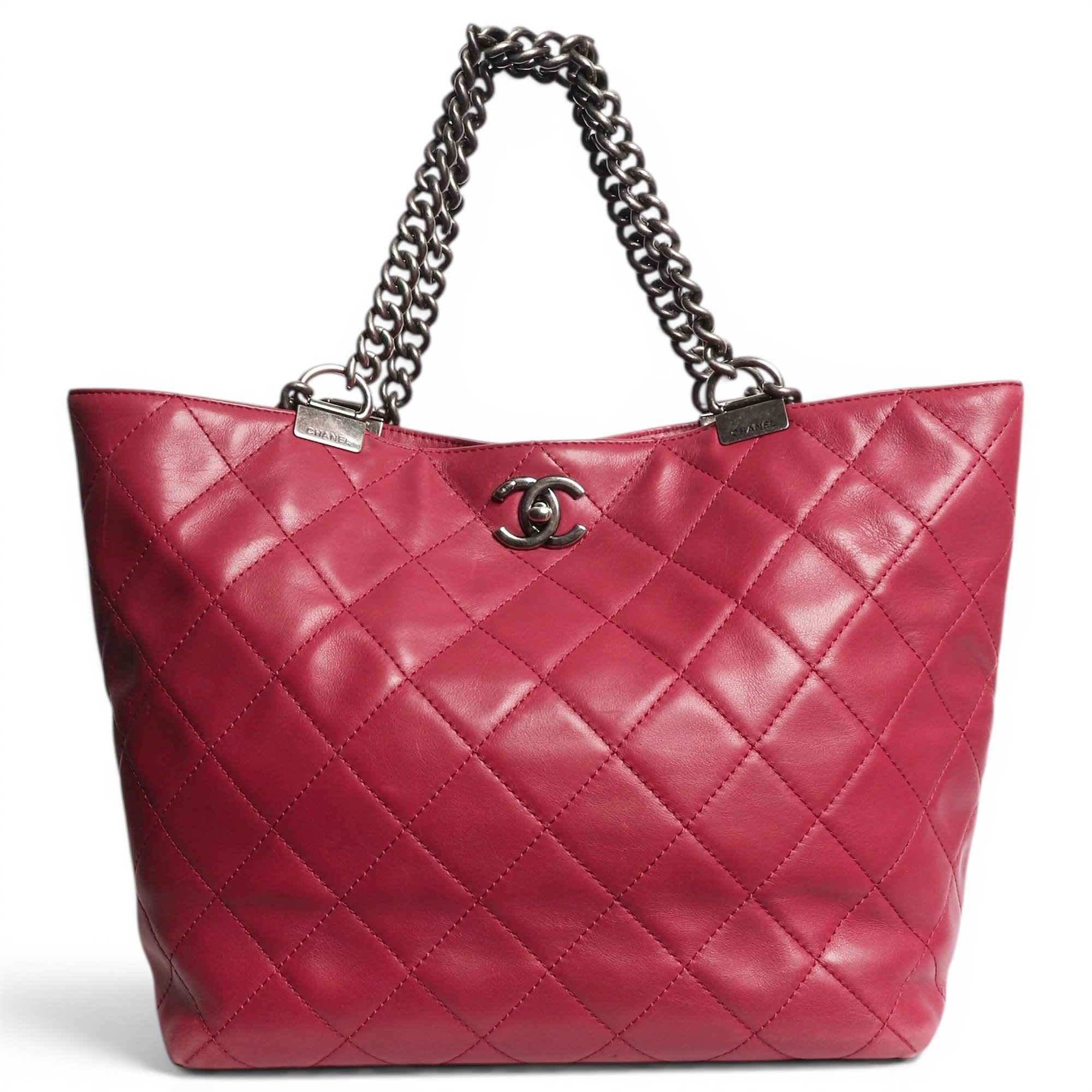 Leather tote