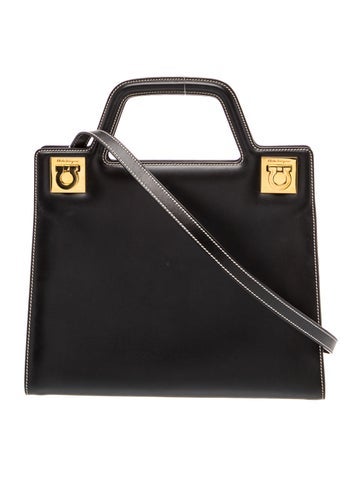Salvatore Ferragamo Leather Crossbody Bag