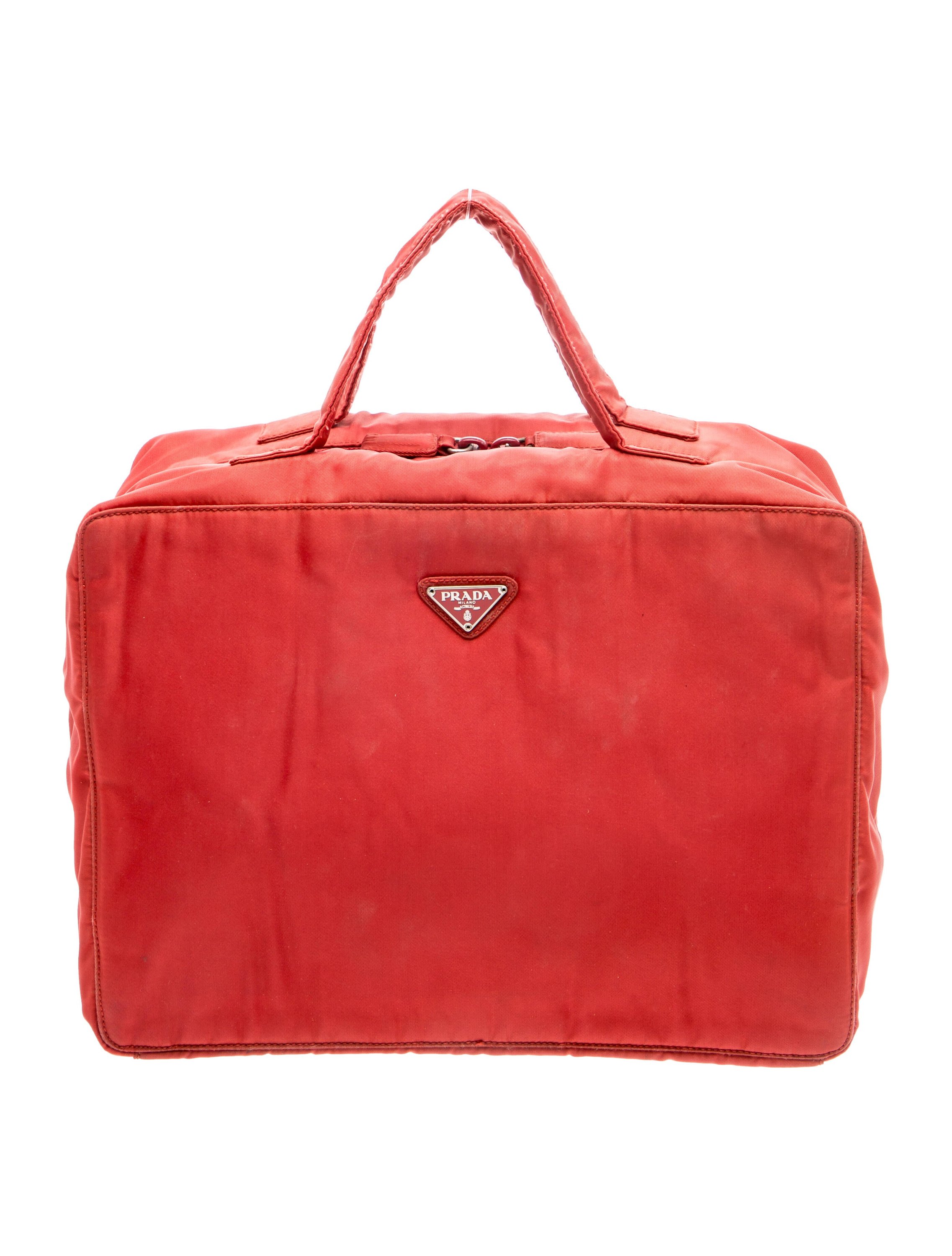 Prada Tessuto Nylon Weekender Bag
