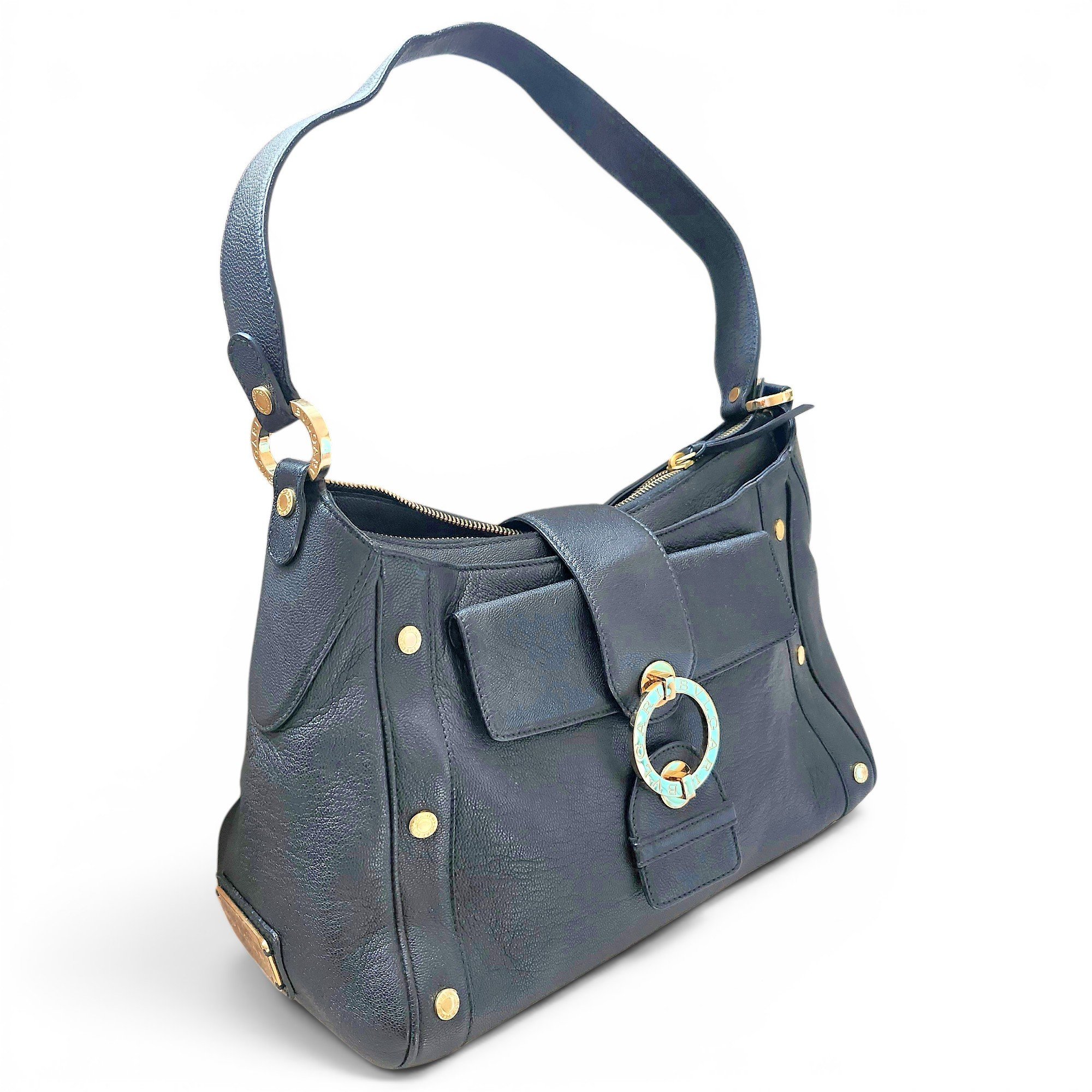 Chandra leather handbag