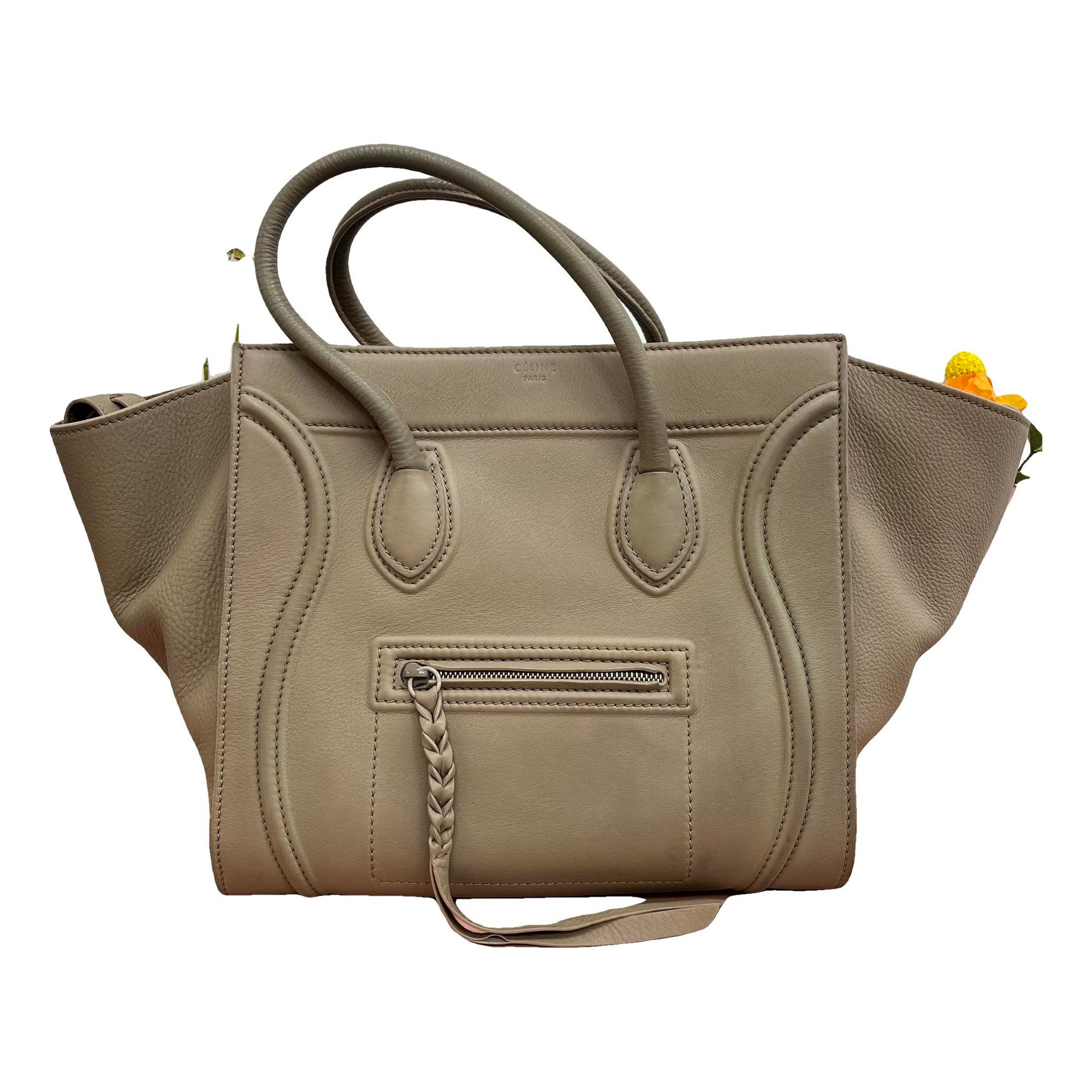 Luggage leather handbag