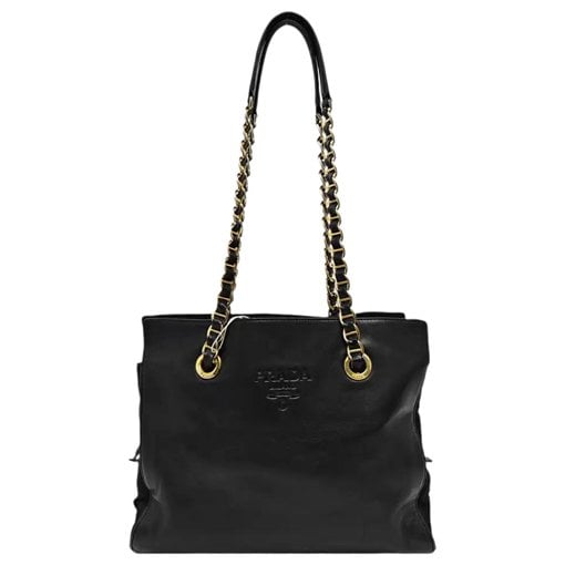 Leather handbag