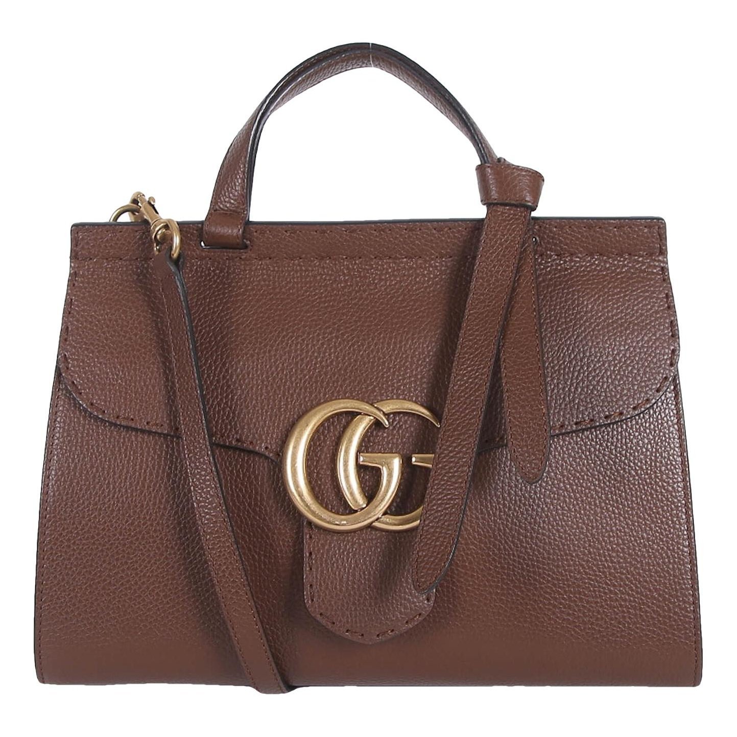 GG Marmont Animalier leather handbag