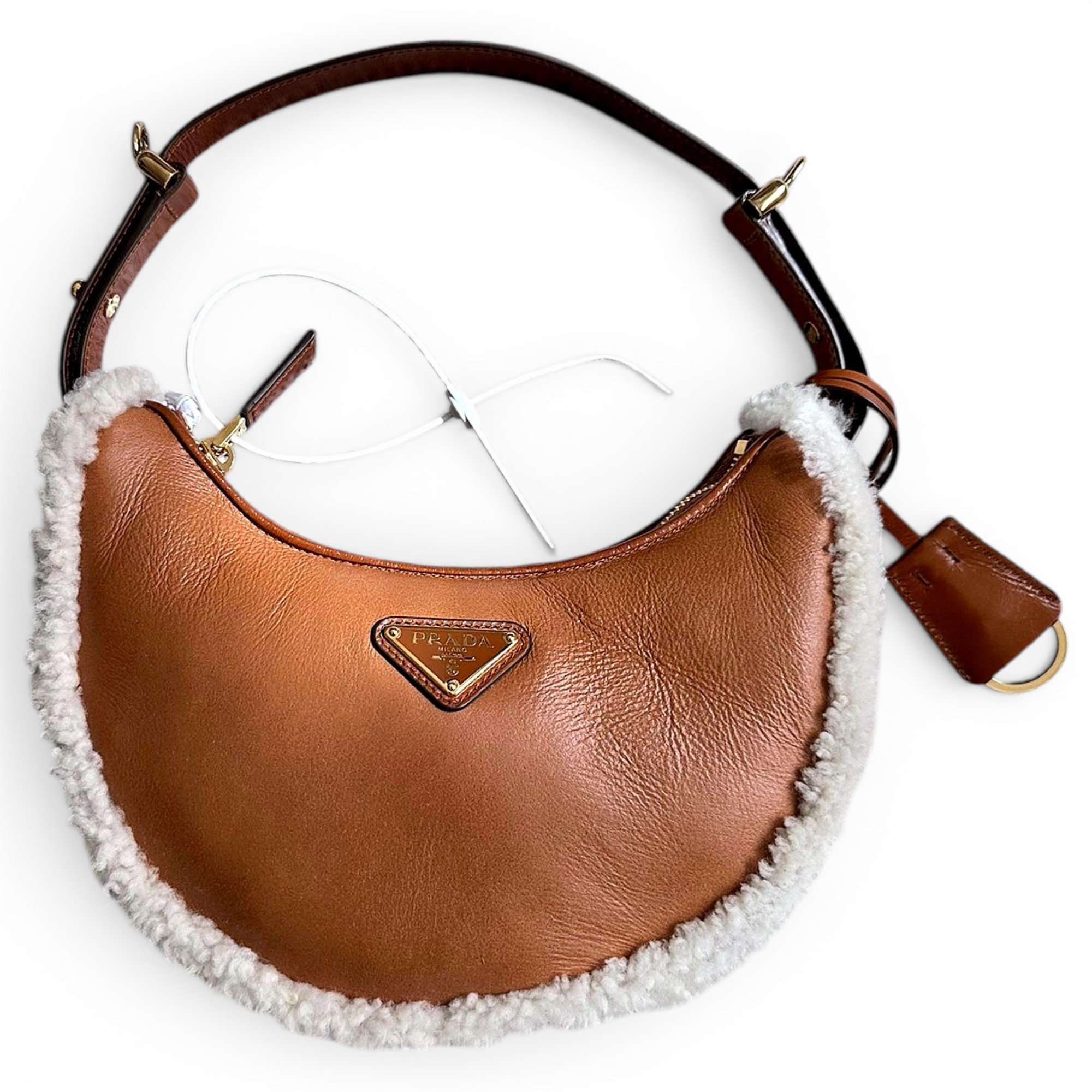 Arqué leather handbag