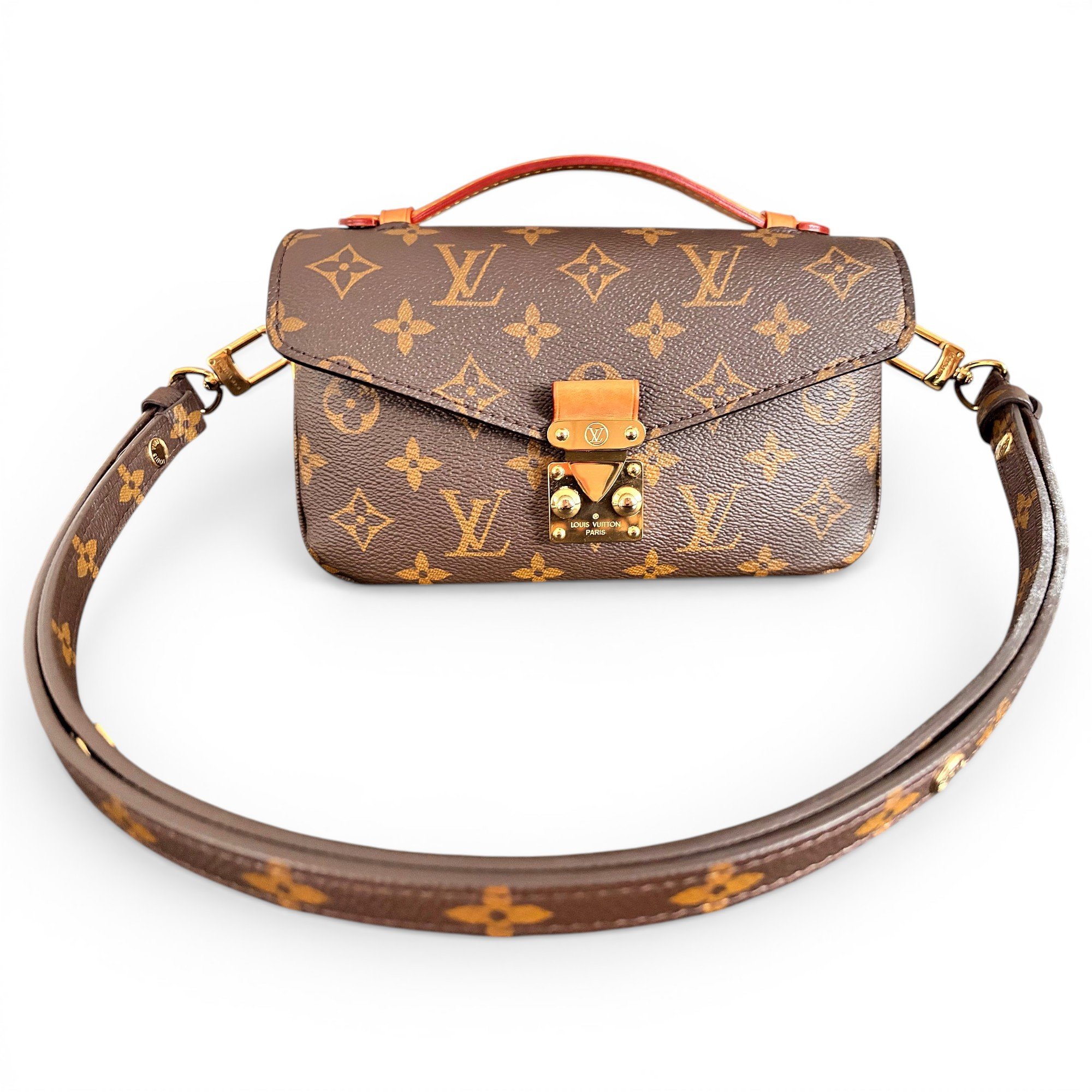 Metis East West leather crossbody bag