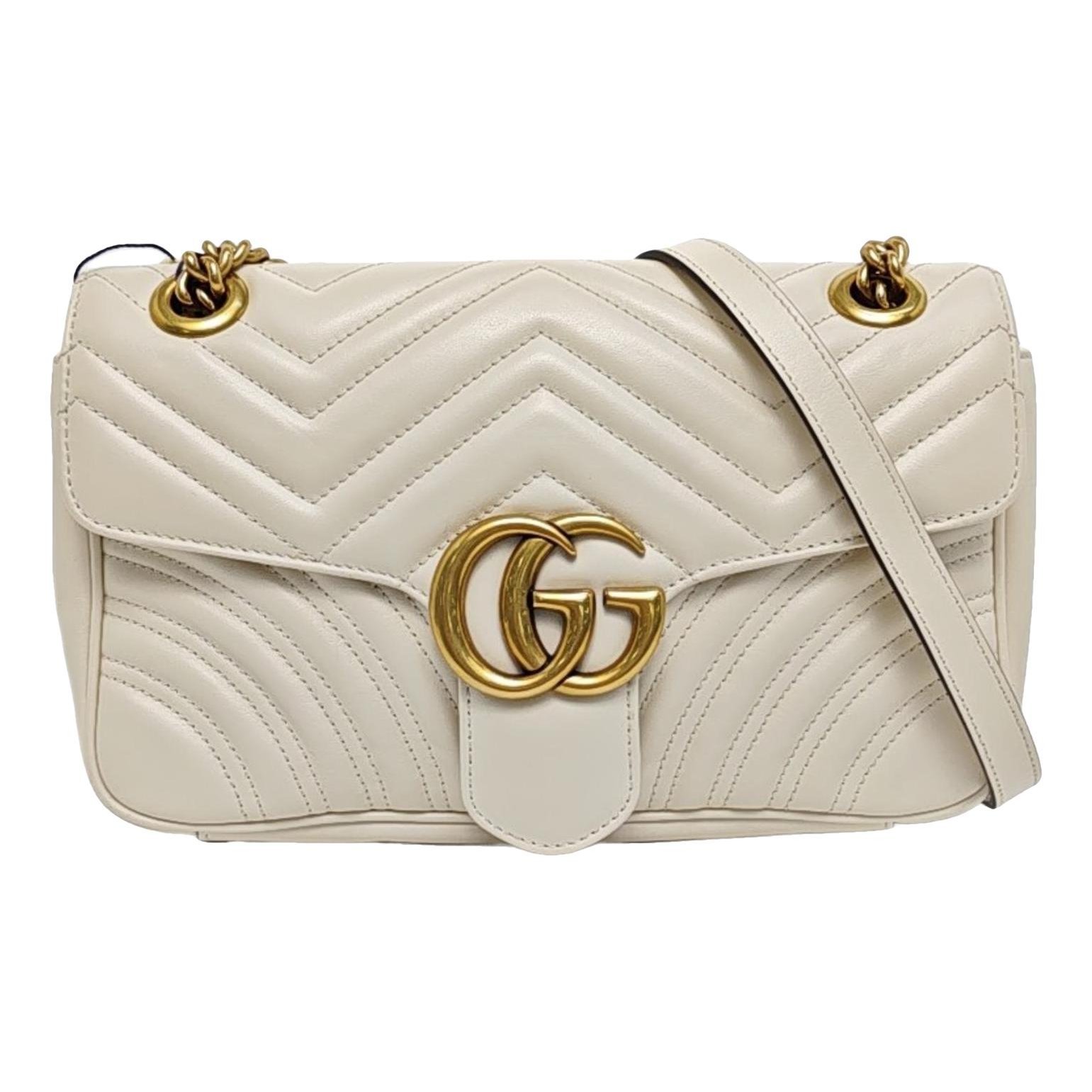 GG Marmont Flap leather crossbody bag