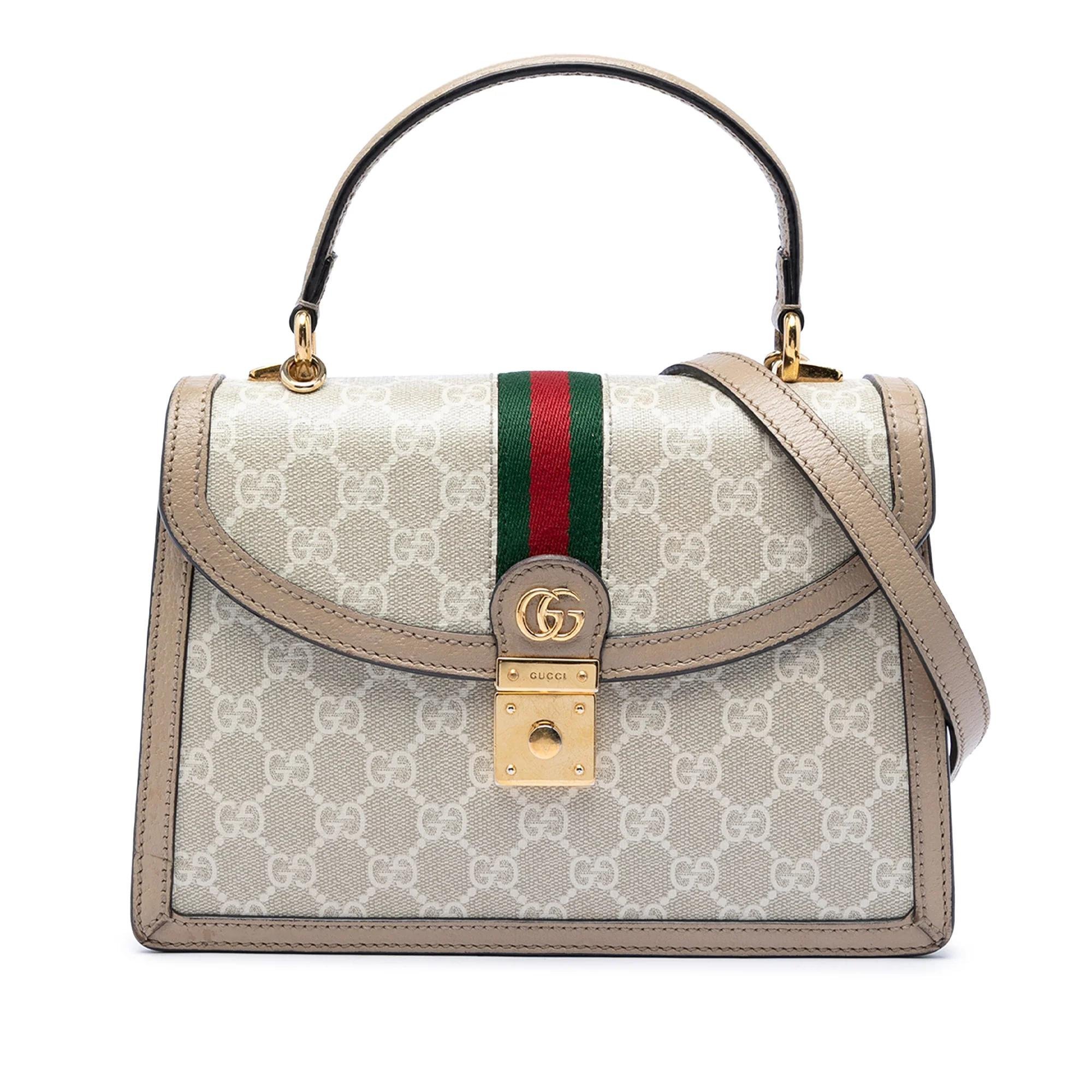Ophidia Top Handle cloth handbag